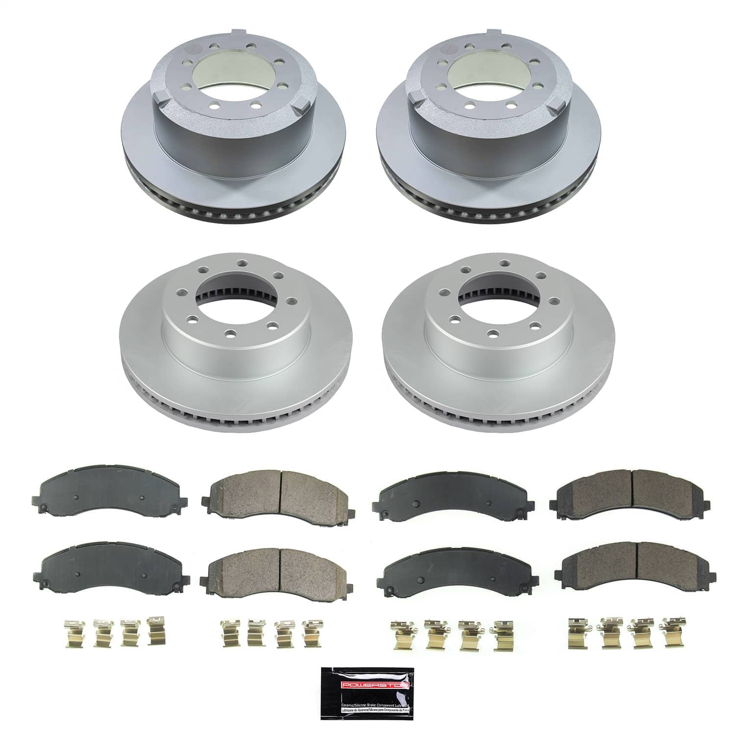 Power Stop - CRK8792 - Front and Rear - Disc Brake Pad and Rotor Kit