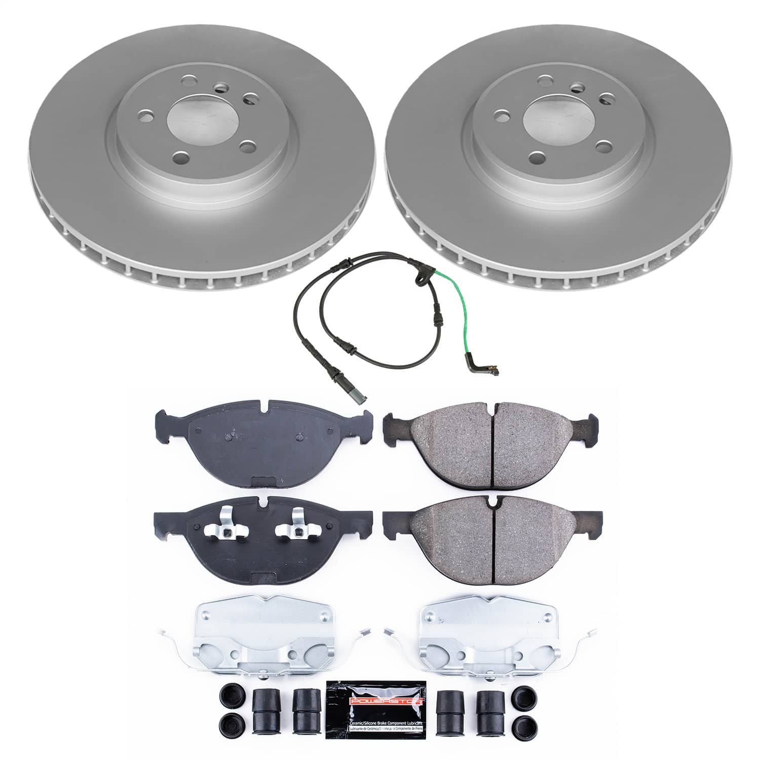 Power Stop - CRK8824 - Front - Disc Brake Pad and Rotor Kit