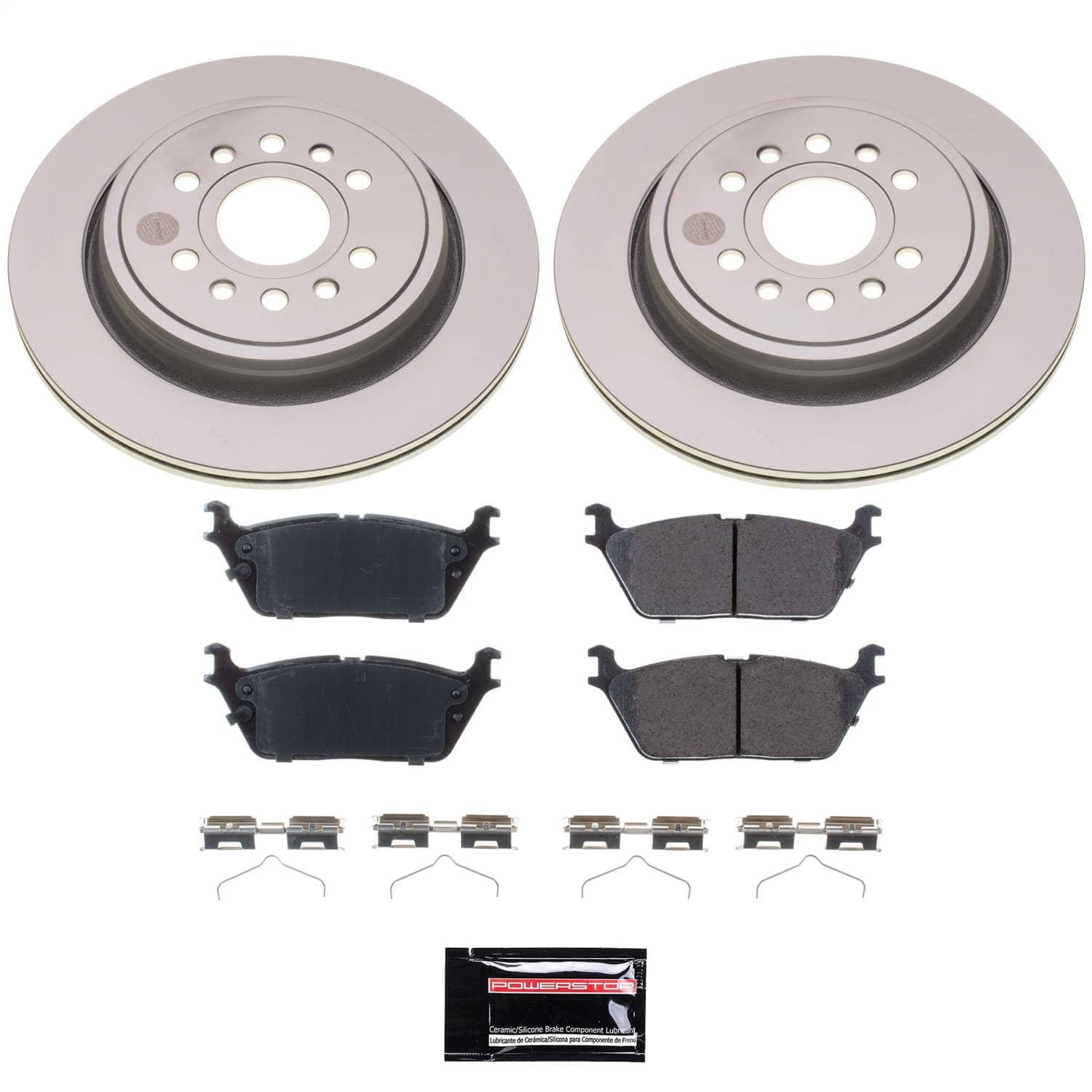 Power Stop - CRK8873 - Rear - Disc Brake Pad and Rotor Kit