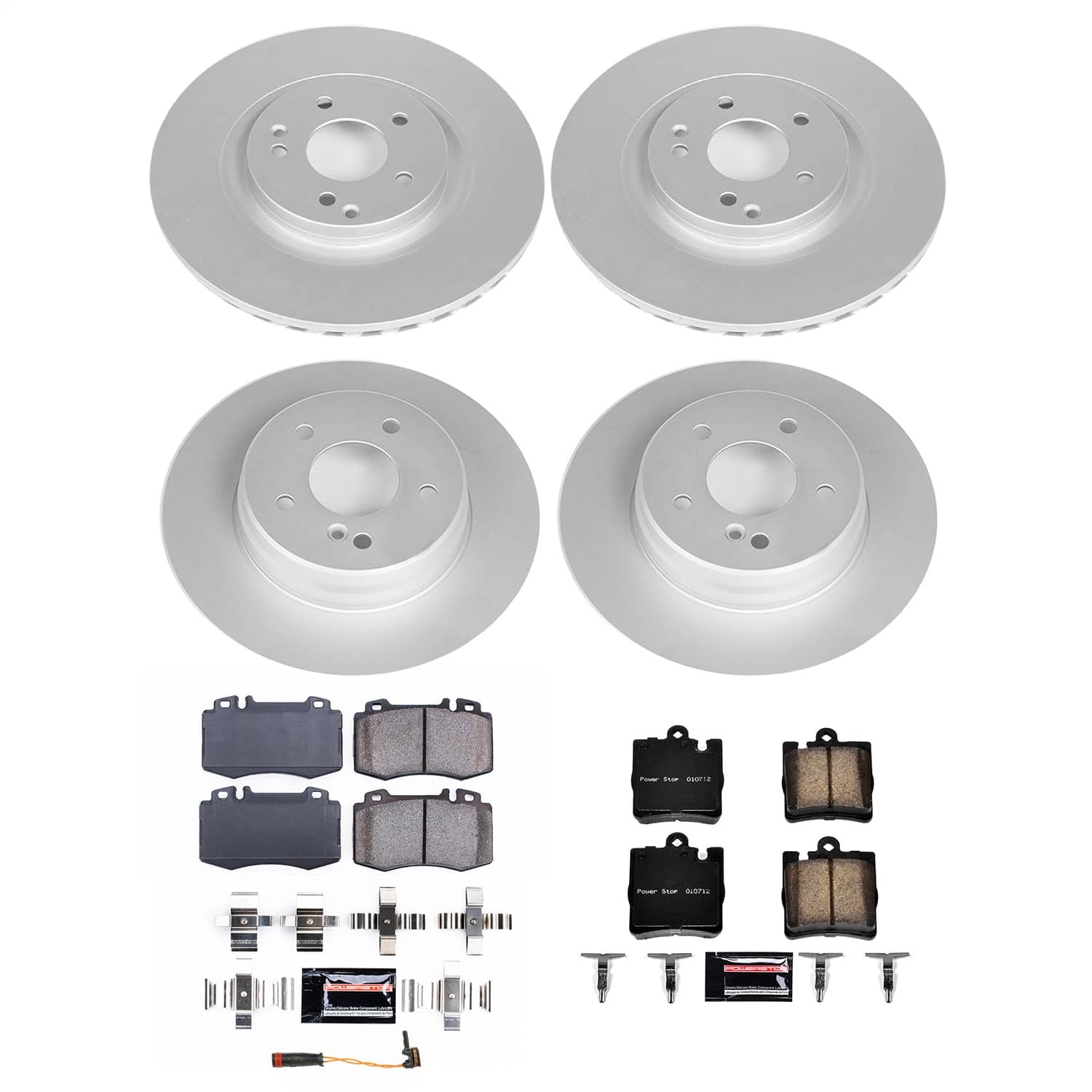 Power Stop - CRK8913 - Front and Rear - Disc Brake Pad and Rotor Kit