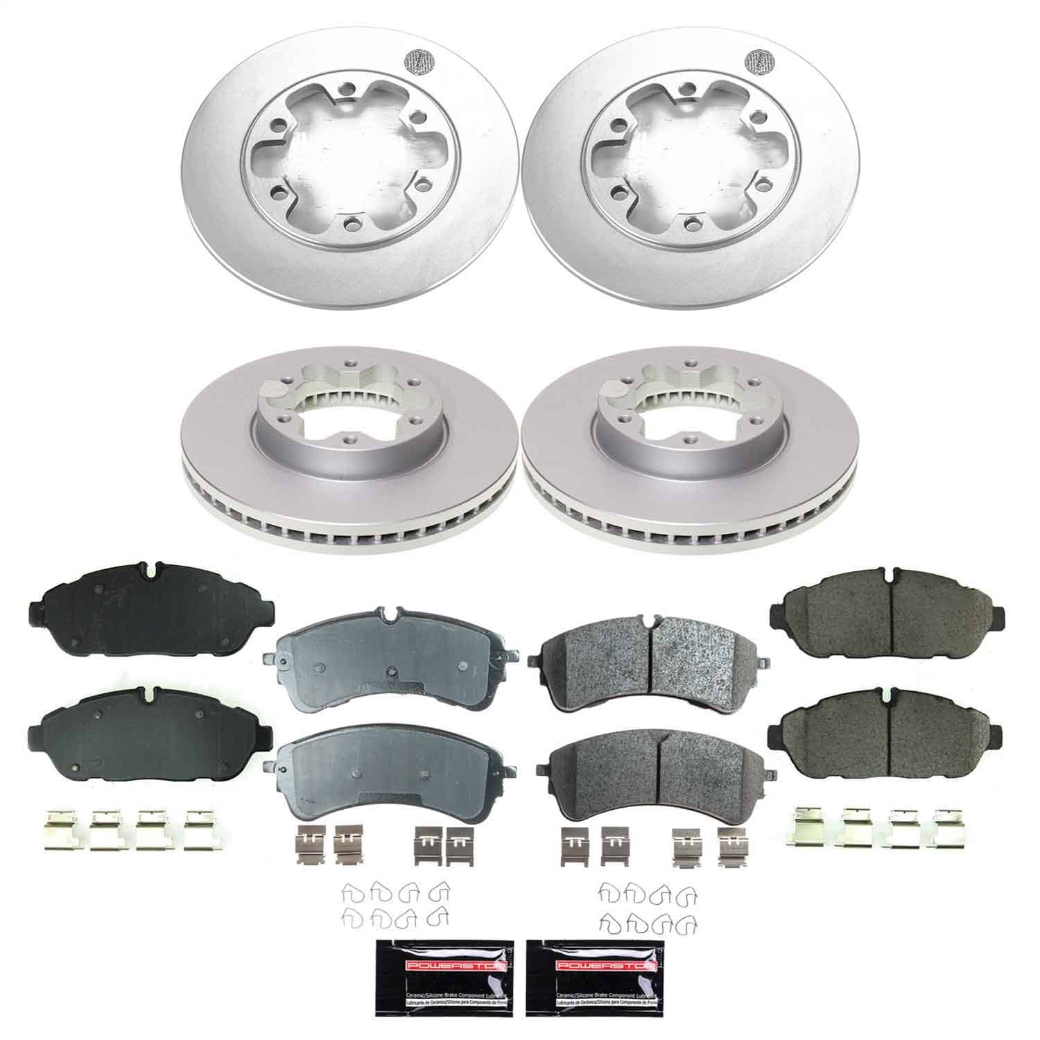 Power Stop - CRK8983 - Front and Rear - Disc Brake Pad and Rotor Kit