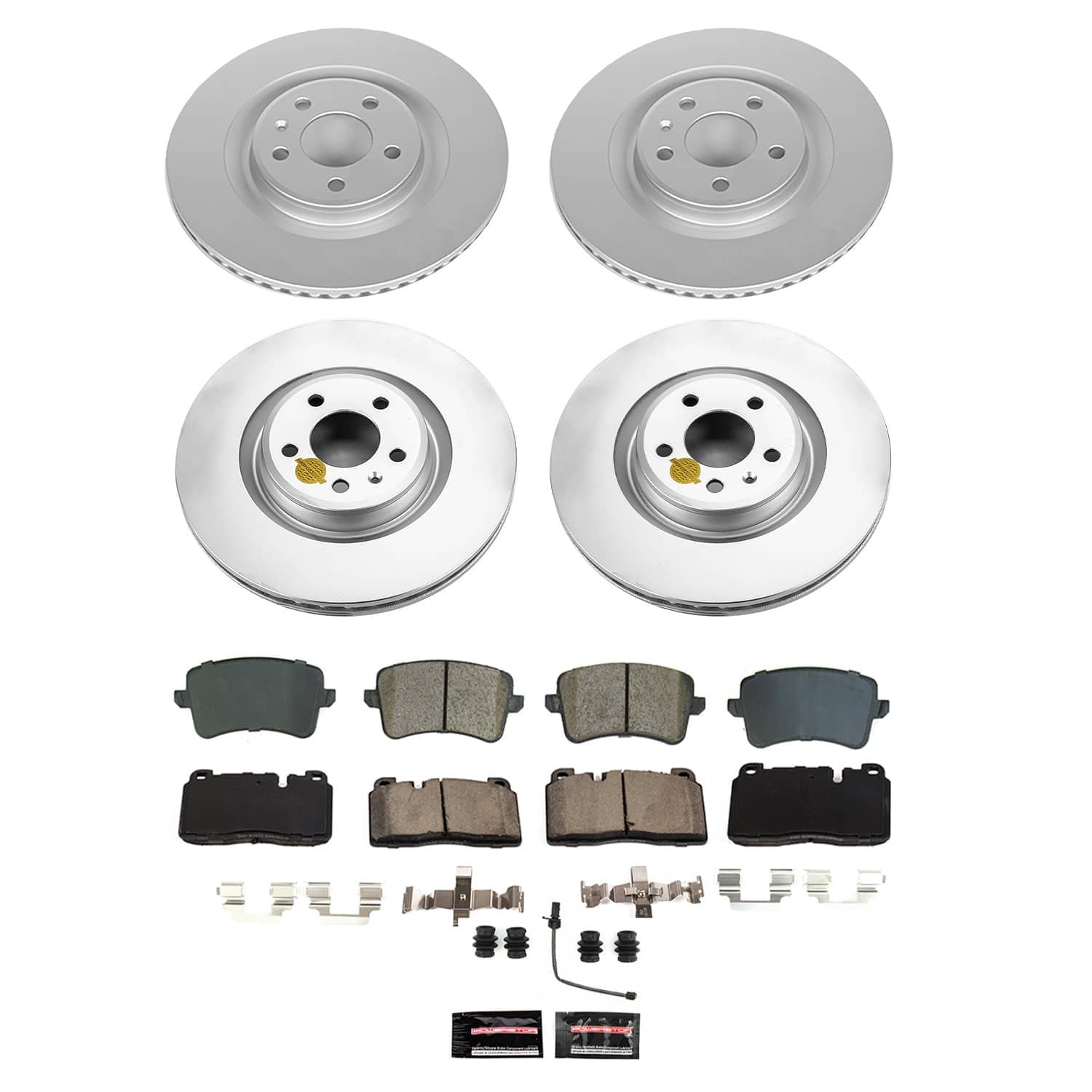 Power Stop - CRK9026 - Front and Rear - Disc Brake Pad and Rotor Kit