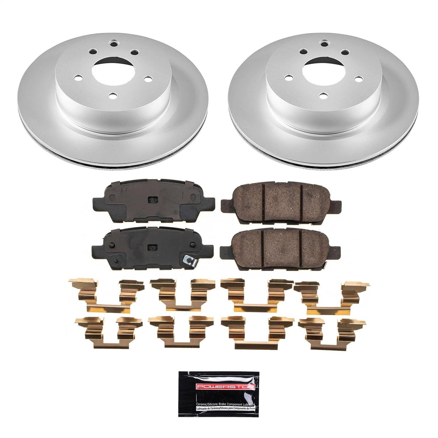 Power Stop - CRK9074 - Front - Disc Brake Pad and Rotor Kit