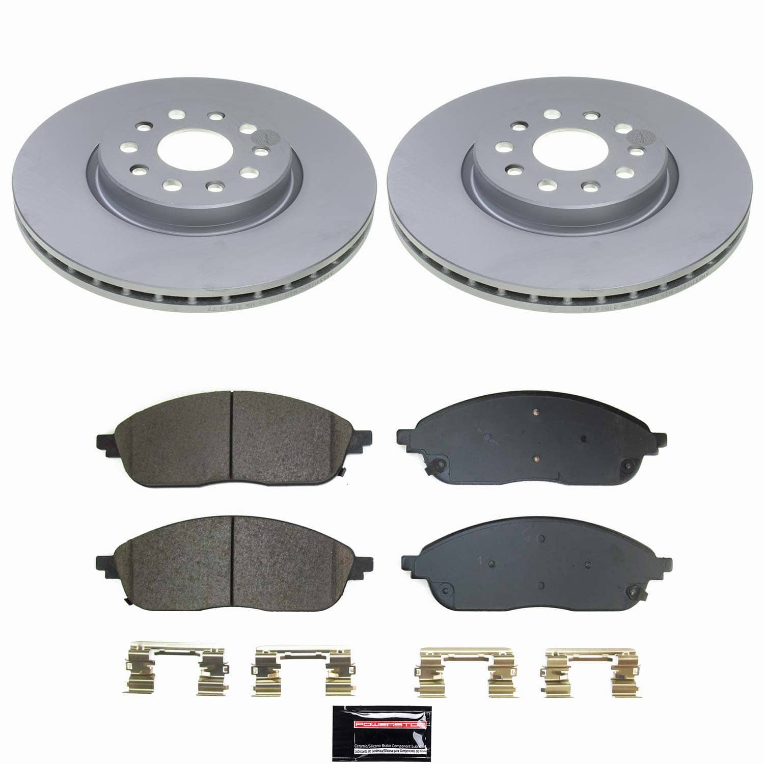 Power Stop - CRK9240 - Front - Disc Brake Pad and Rotor Kit