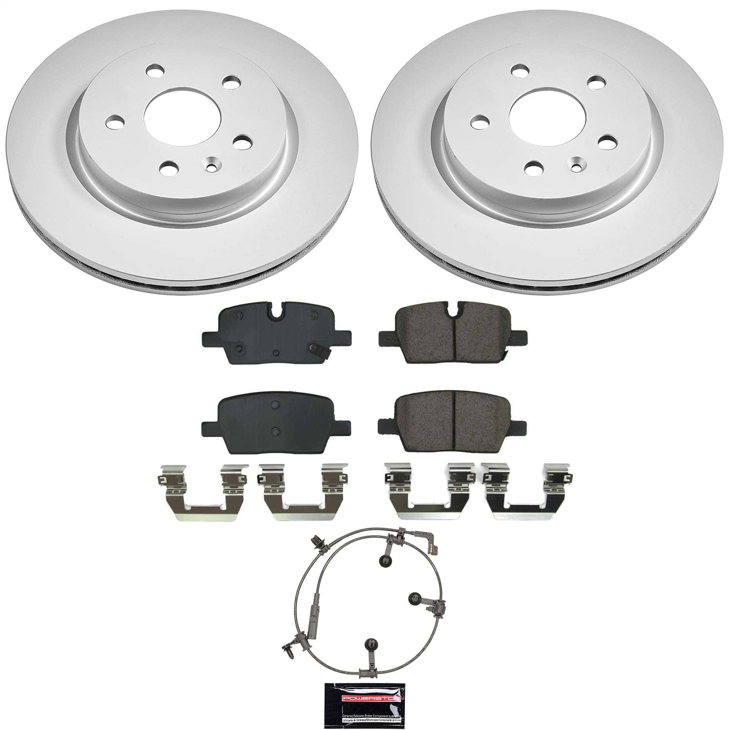 Power Stop - CRK9300 - Rear - Disc Brake Pad and Rotor Kit