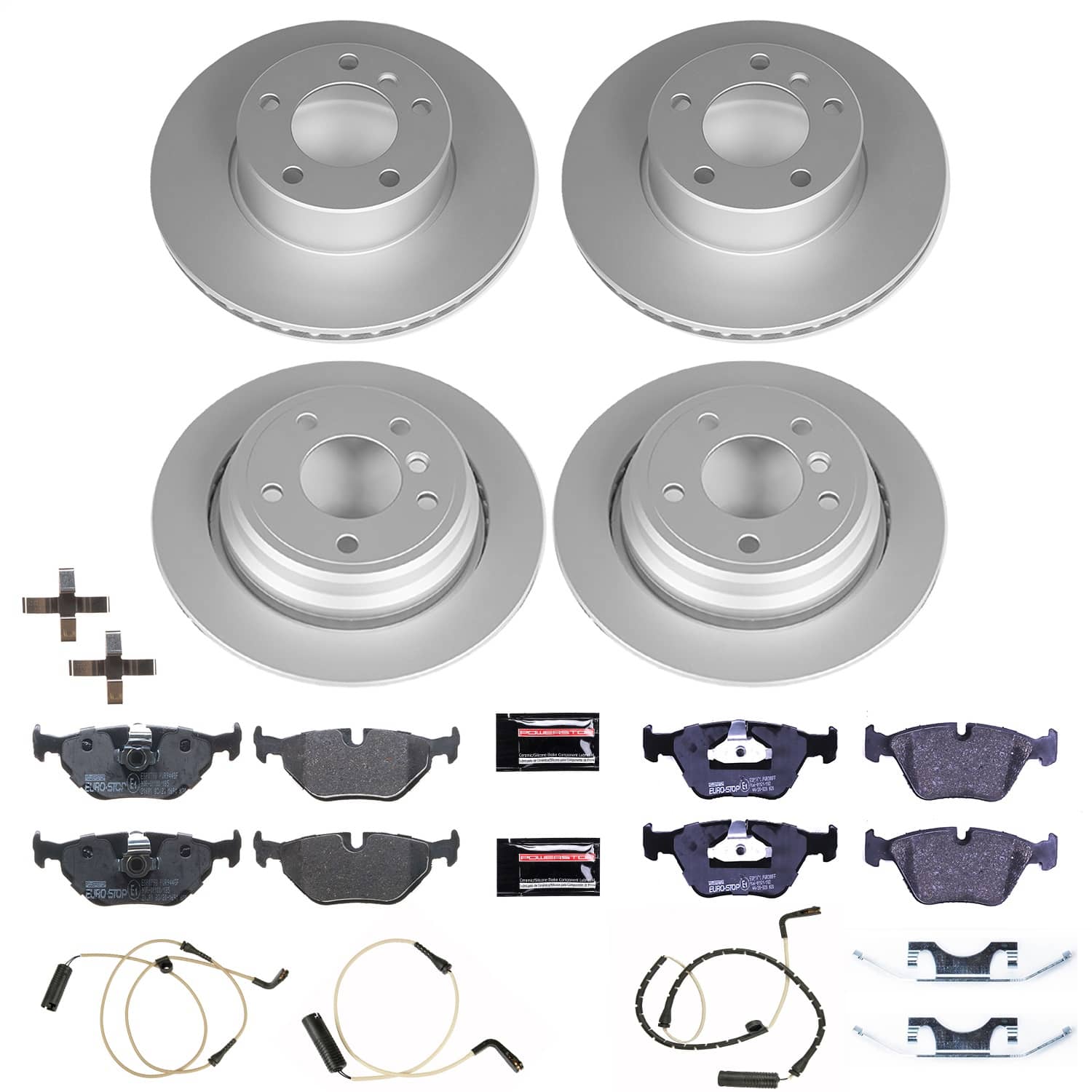 Power Stop - ESK2746 - Front and Rear - Disc Brake Pad and Rotor Kit