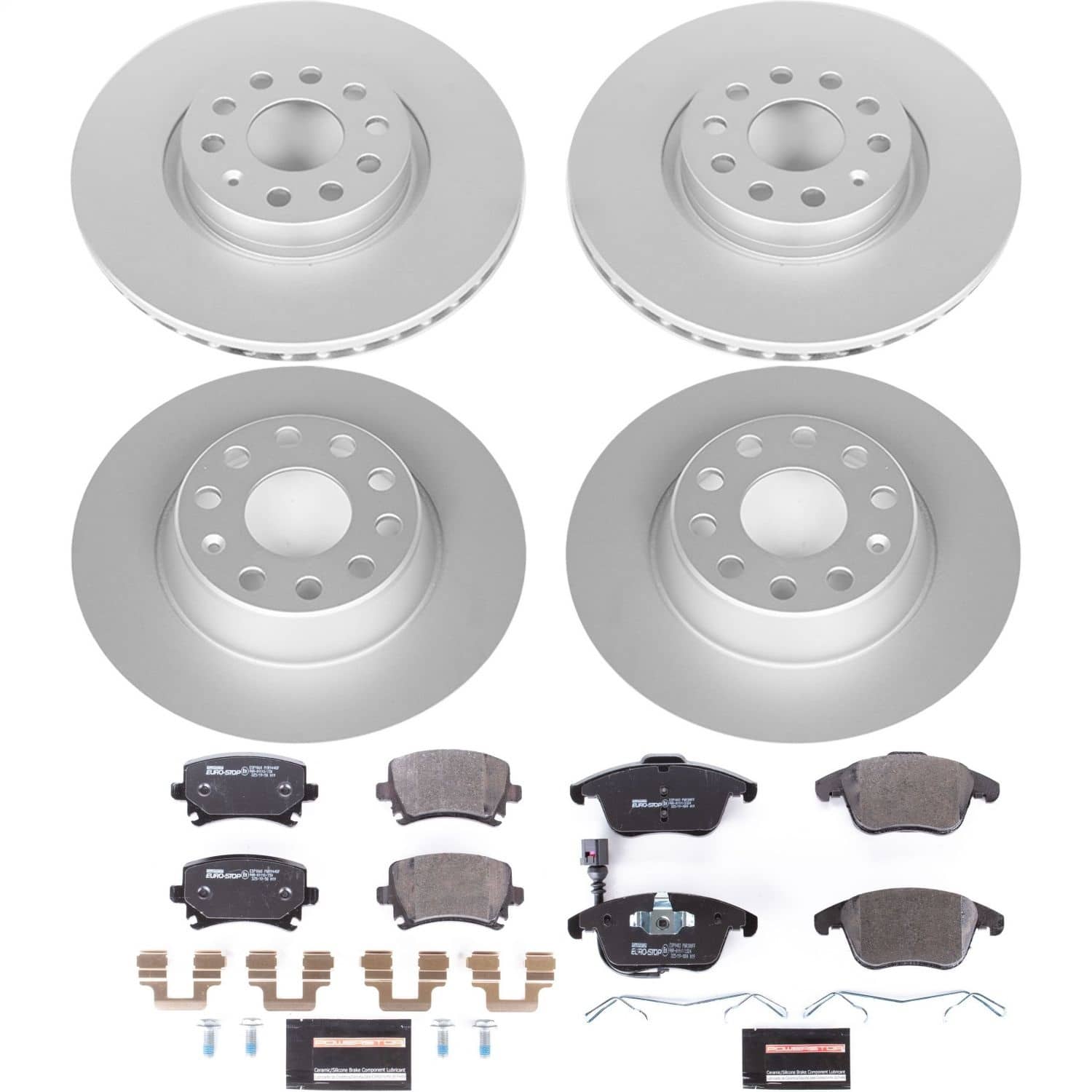Power Stop - ESK2757 - Front and Rear - Disc Brake Pad and Rotor Kit