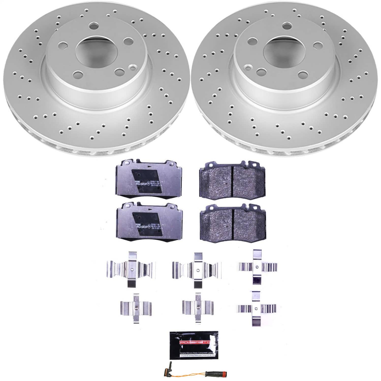 Power Stop - ESK2932 - Front - Disc Brake Pad and Rotor Kit