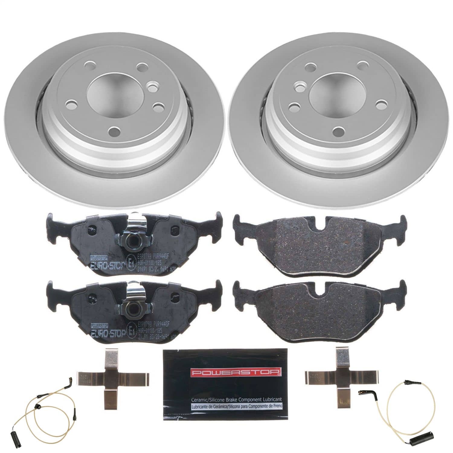 Power Stop - ESK3125 - Rear - Disc Brake Pad and Rotor Kit