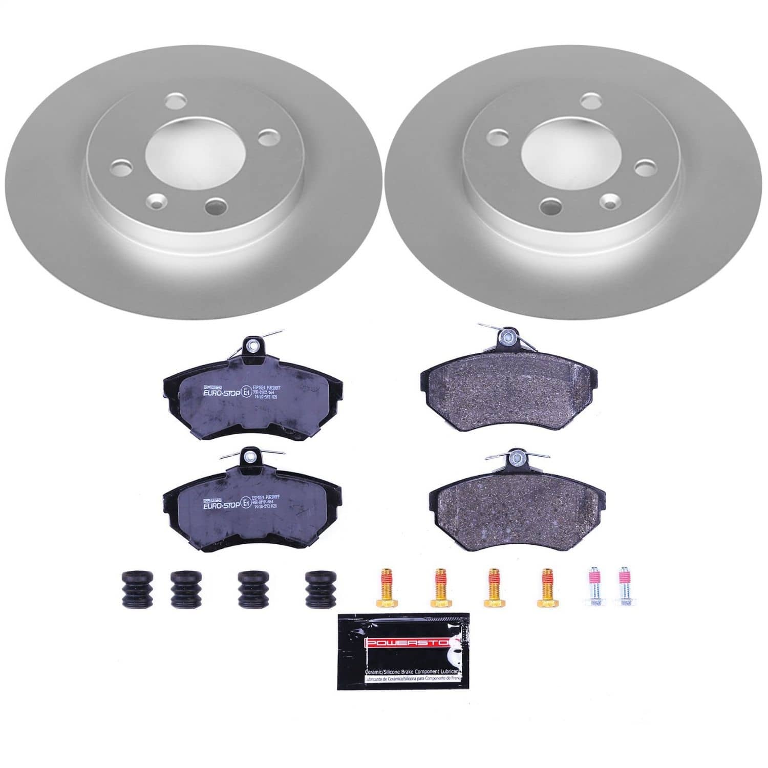 Power Stop - ESK374 - Front - Disc Brake Pad and Rotor Kit
