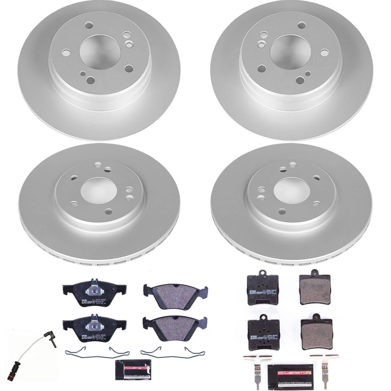 Power Stop - ESK4420 - Front and Rear - Disc Brake Pad and Rotor Kit