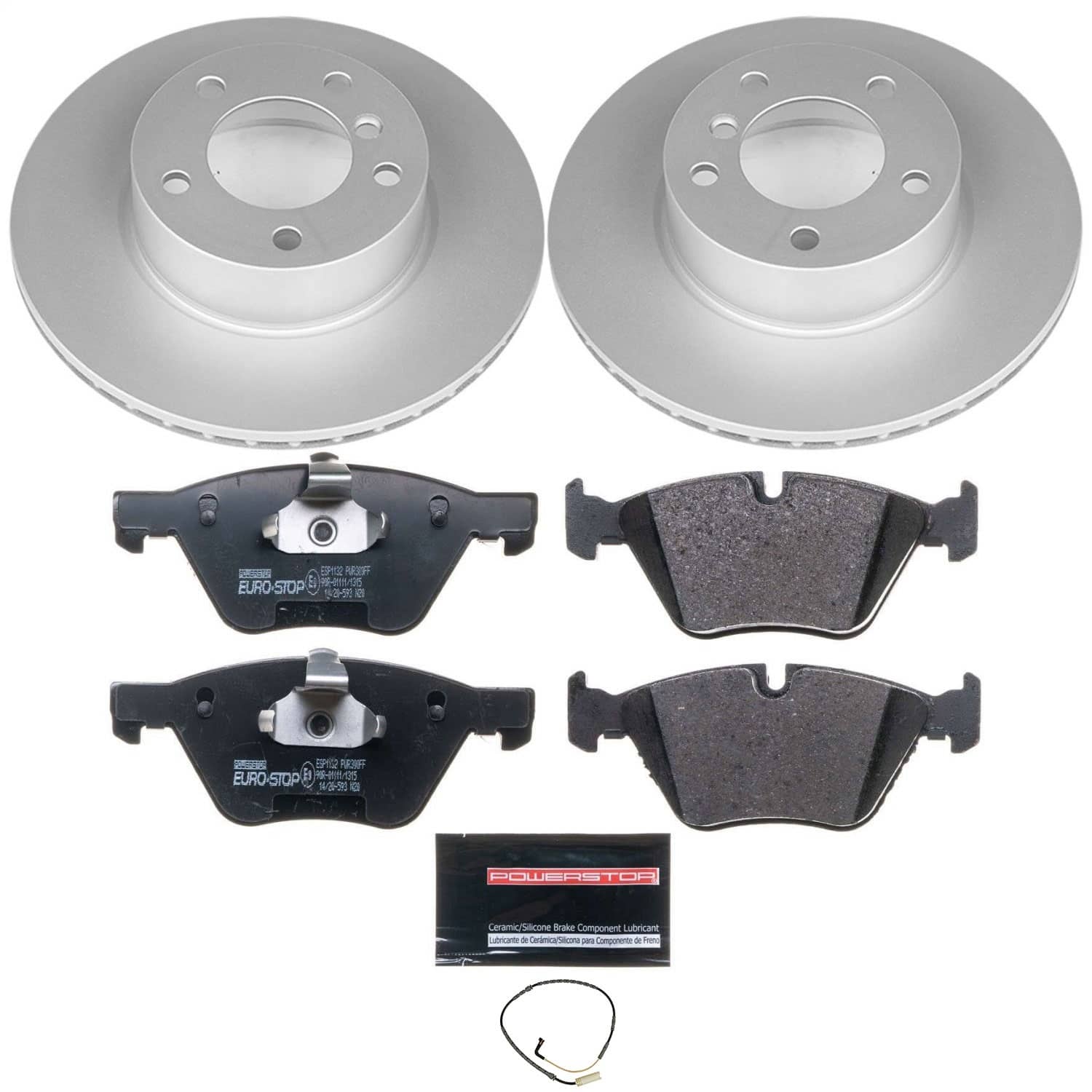 Power Stop - ESK4589 - Front - Disc Brake Pad and Rotor Kit