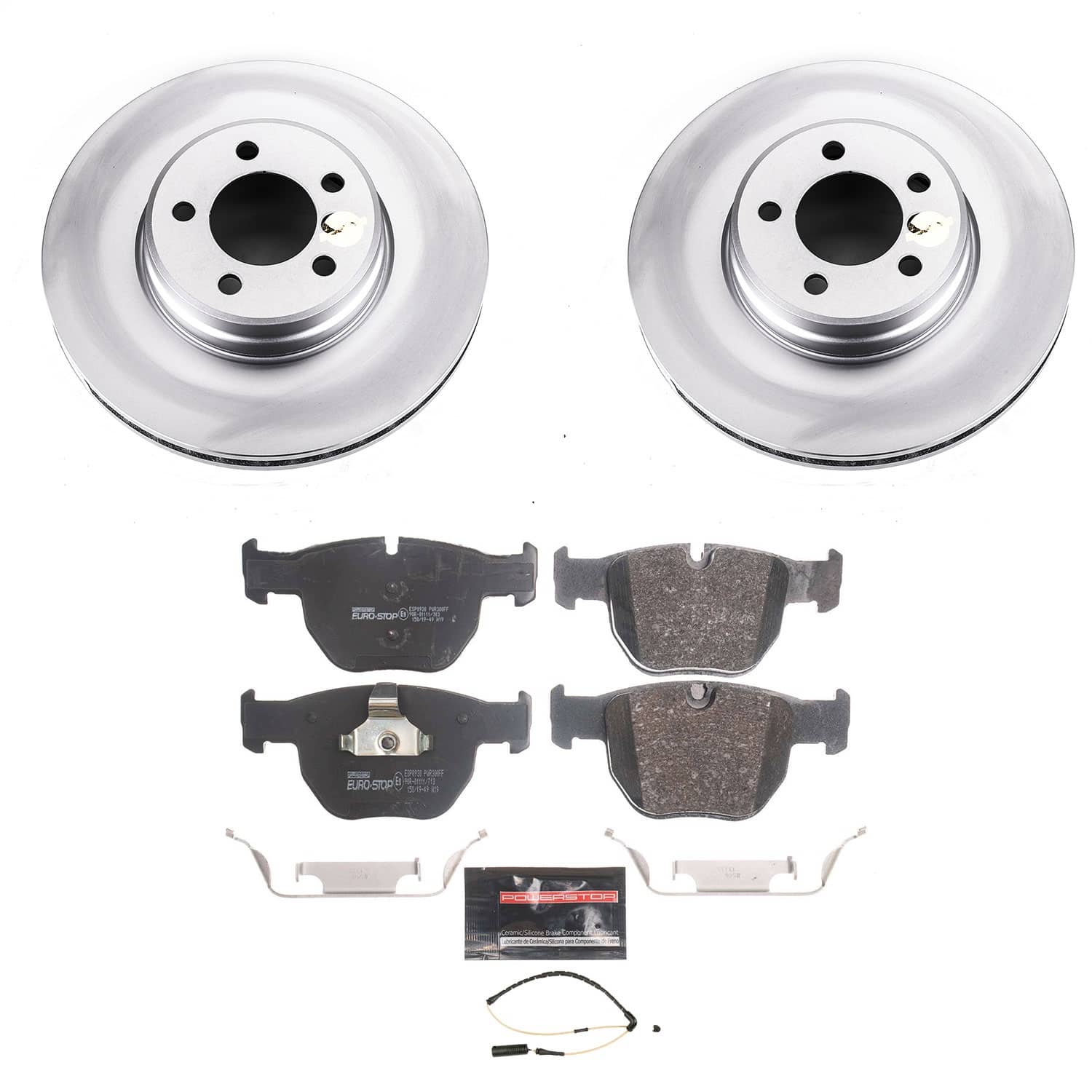 Power Stop - ESK5111 - Front - Disc Brake Pad and Rotor Kit