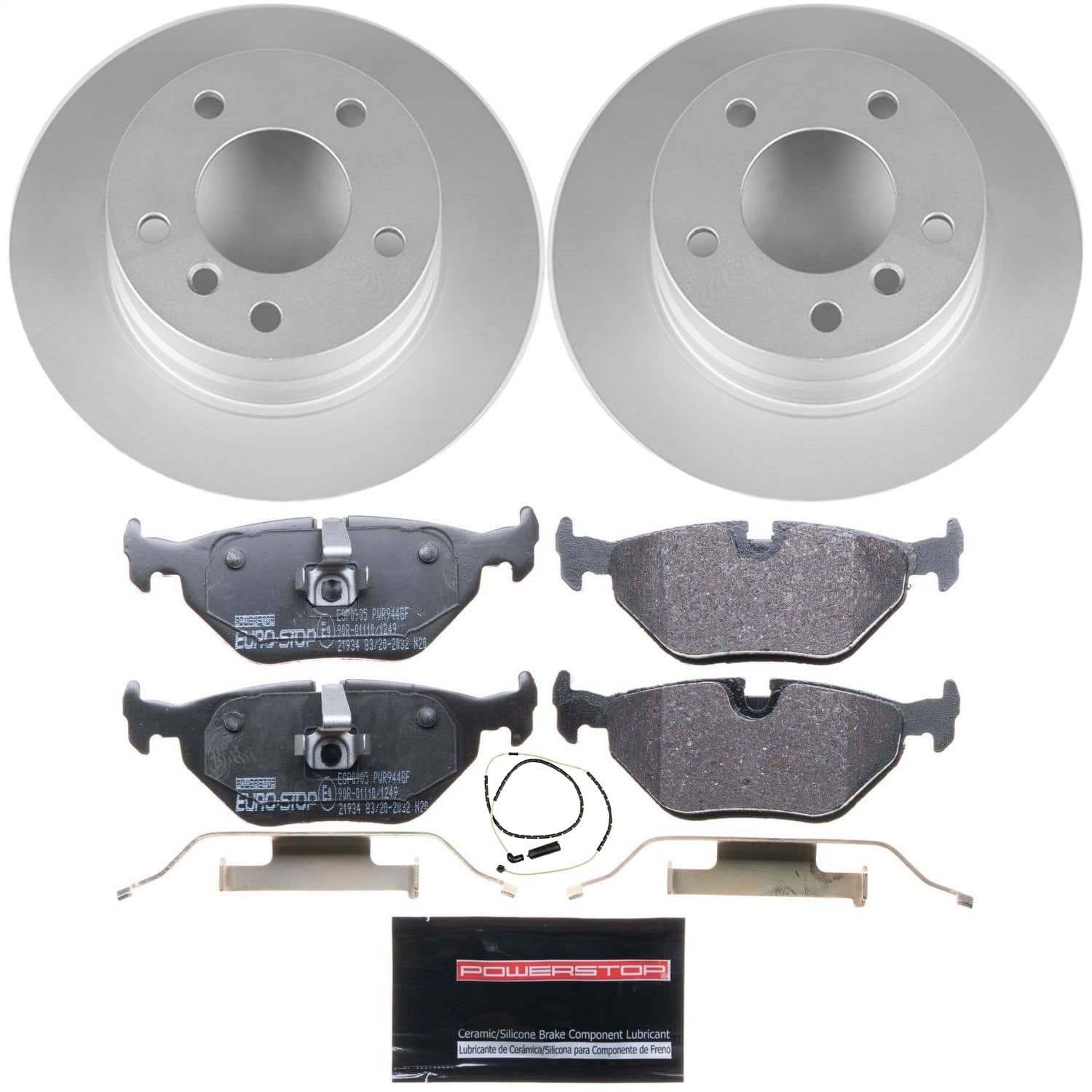 Power Stop - ESK5130 - Rear - Disc Brake Pad and Rotor Kit