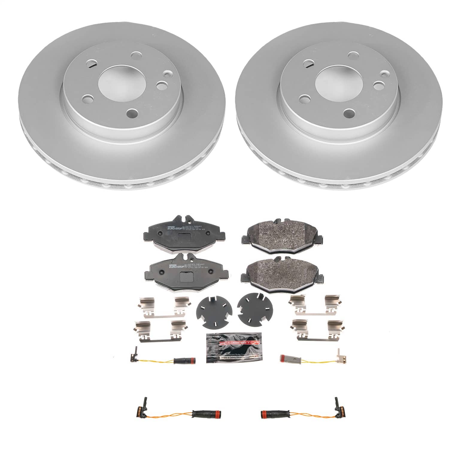 Power Stop - ESK5326 - Front - Disc Brake Pad and Rotor Kit