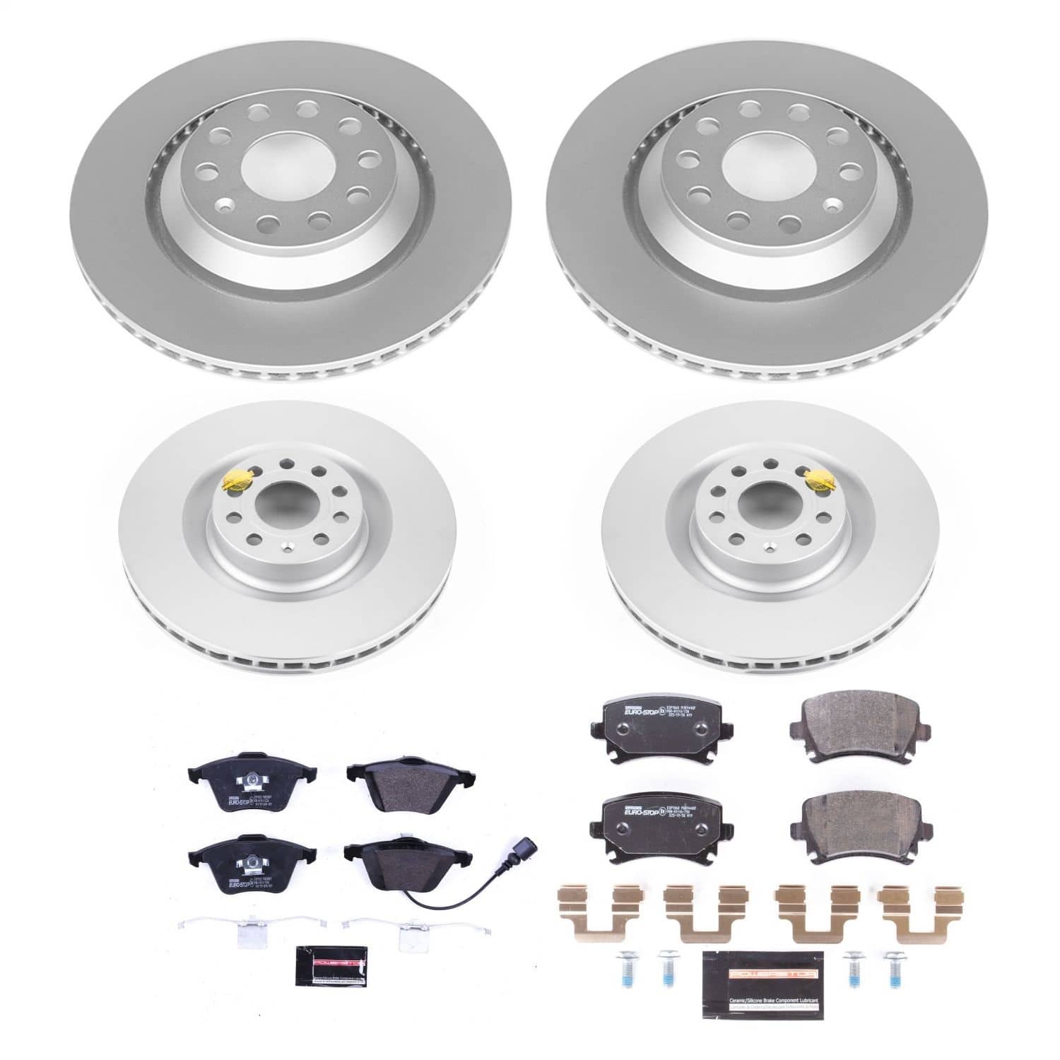 Power Stop - ESK5471 - Front and Rear - Disc Brake Pad and Rotor Kit