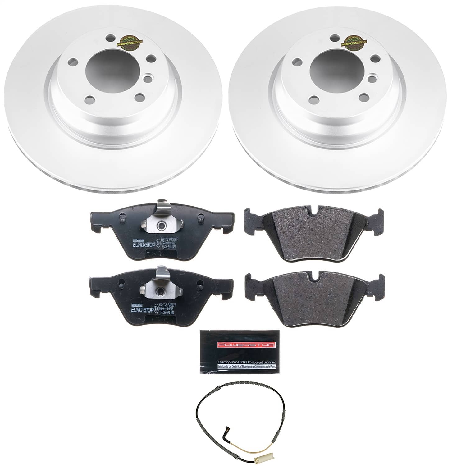 Power Stop - ESK5767 - Front - Disc Brake Pad and Rotor Kit