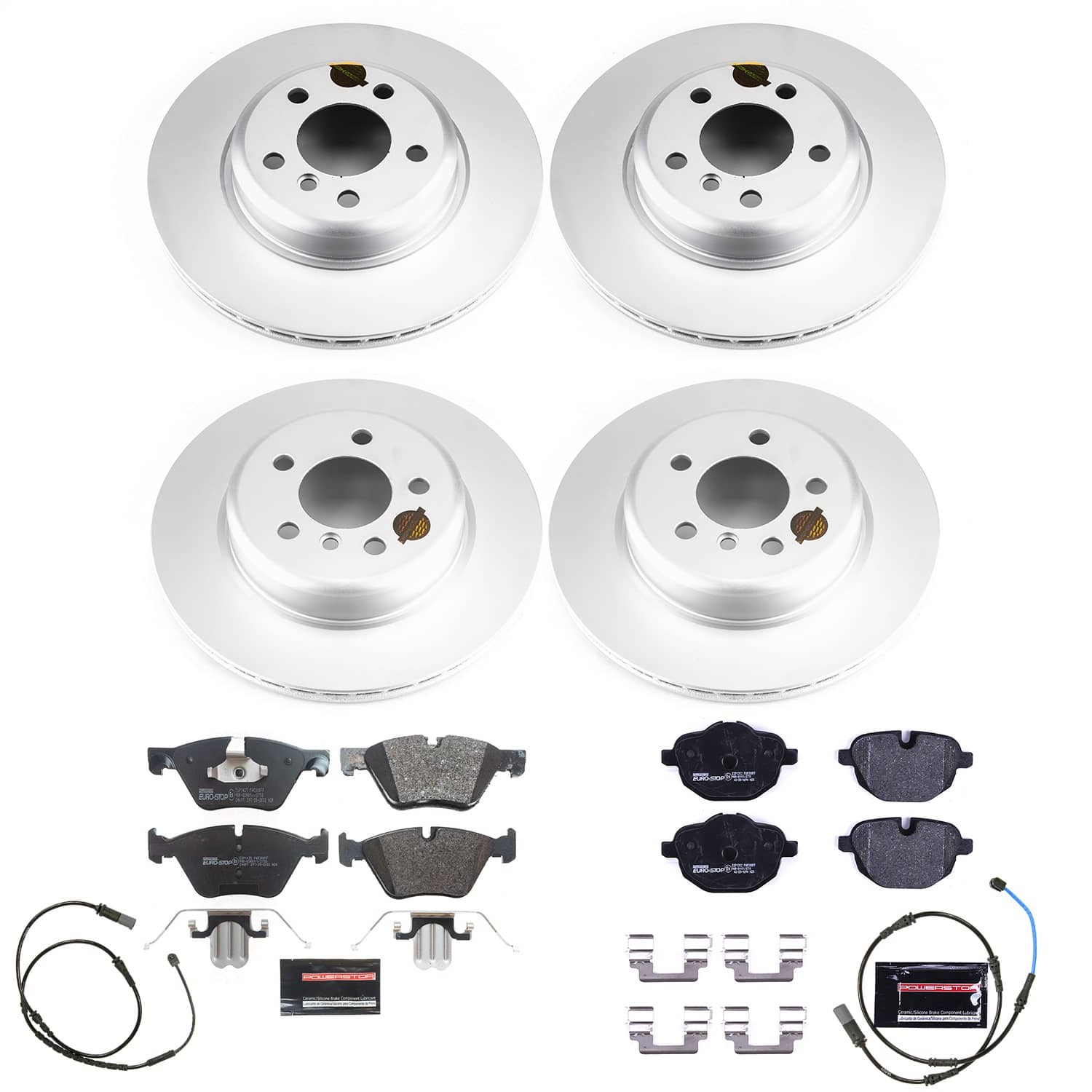 Power Stop - ESK6033 - Front and Rear - Disc Brake Pad and Rotor Kit