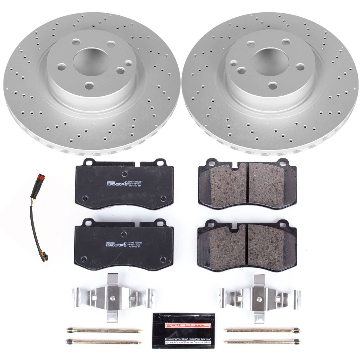 Power Stop - ESK6231 - Front - Disc Brake Pad and Rotor Kit