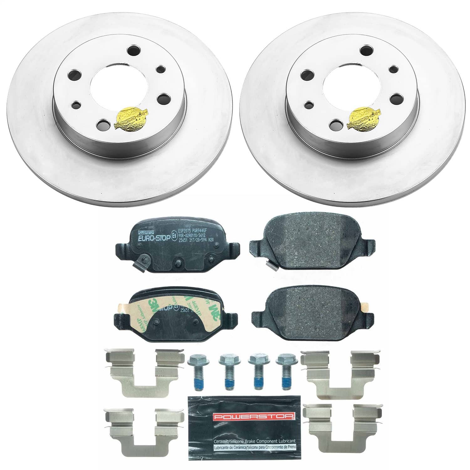 Power Stop - ESK6292 - Rear - Disc Brake Pad and Rotor Kit