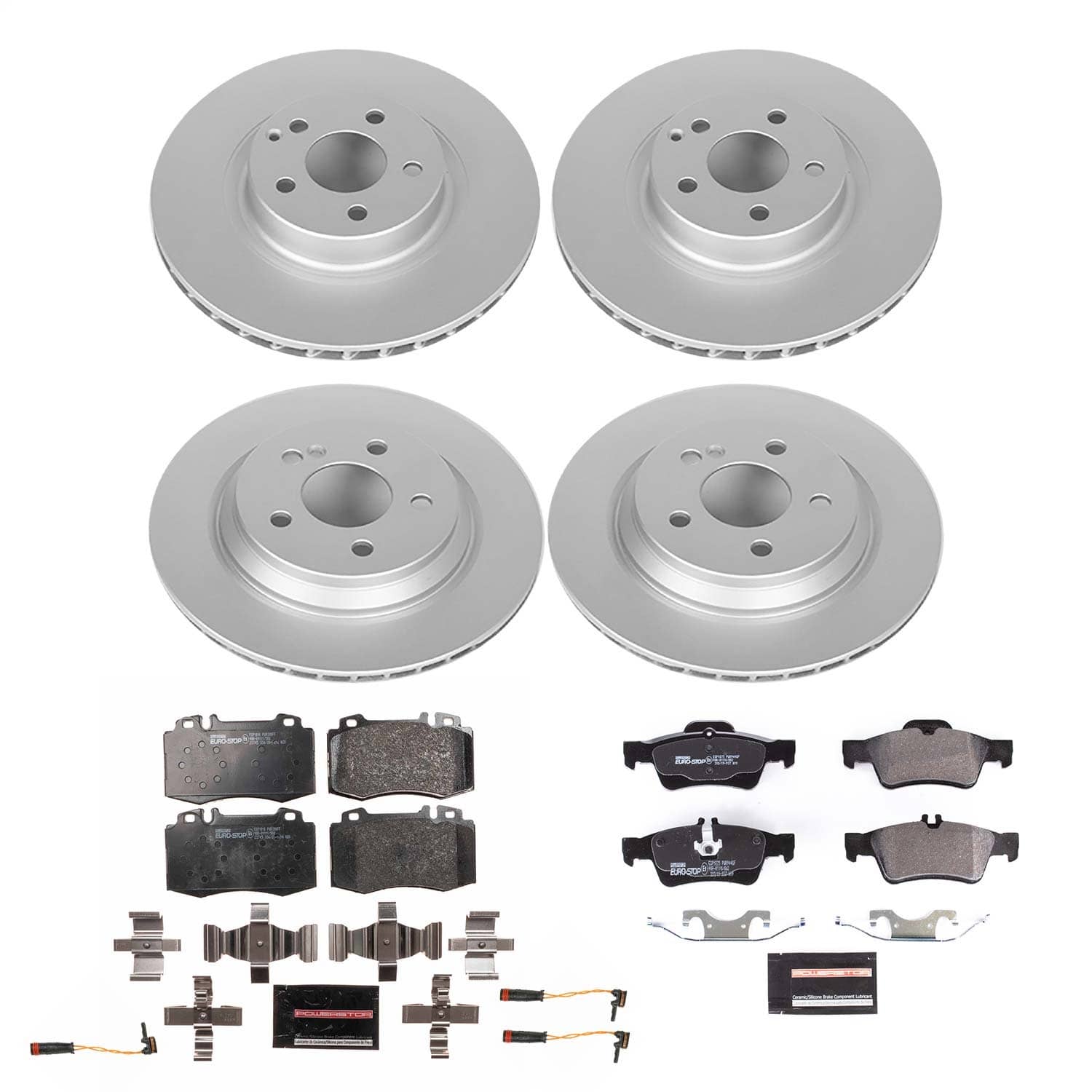 Power Stop - ESK6751 - Front and Rear - Disc Brake Pad and Rotor Kit