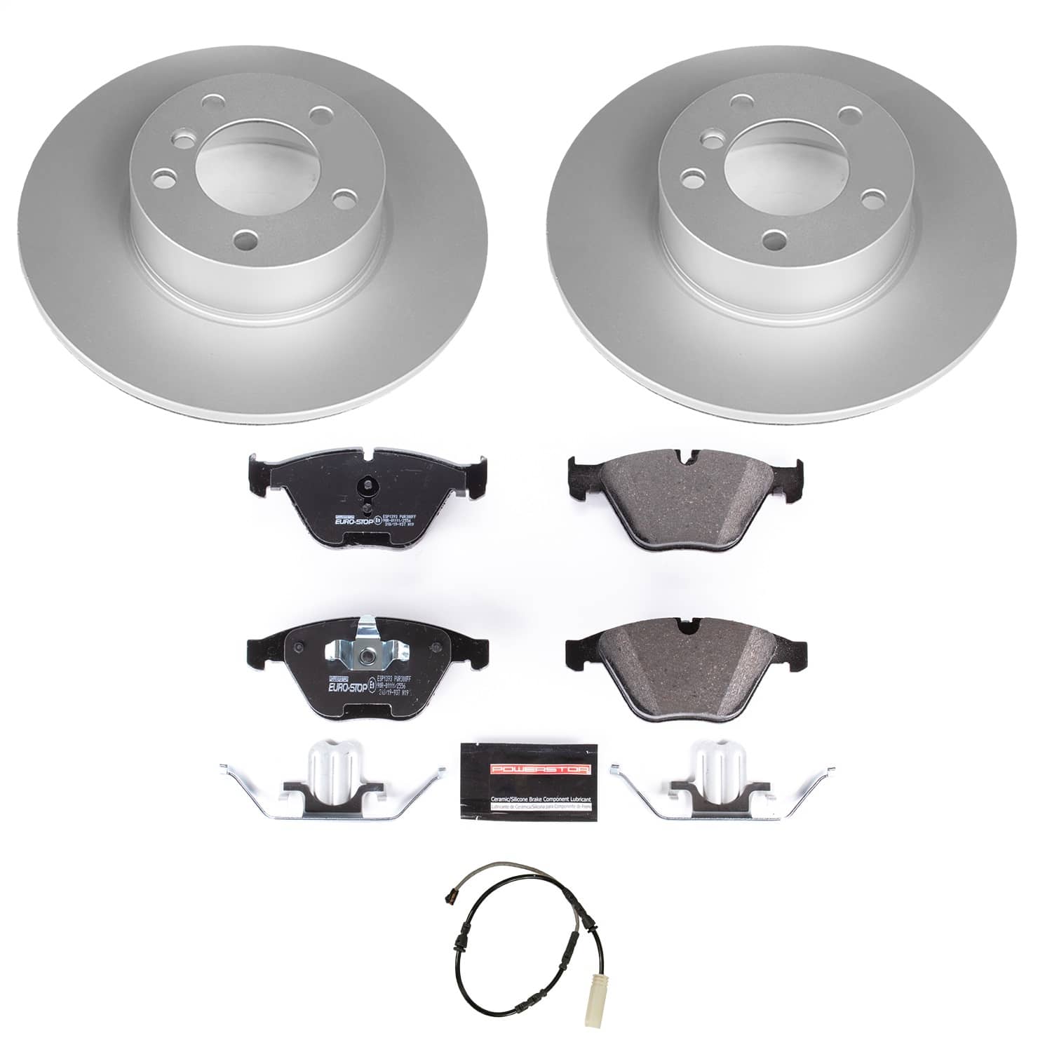 Power Stop - ESK7026 - Front - Disc Brake Pad and Rotor Kit