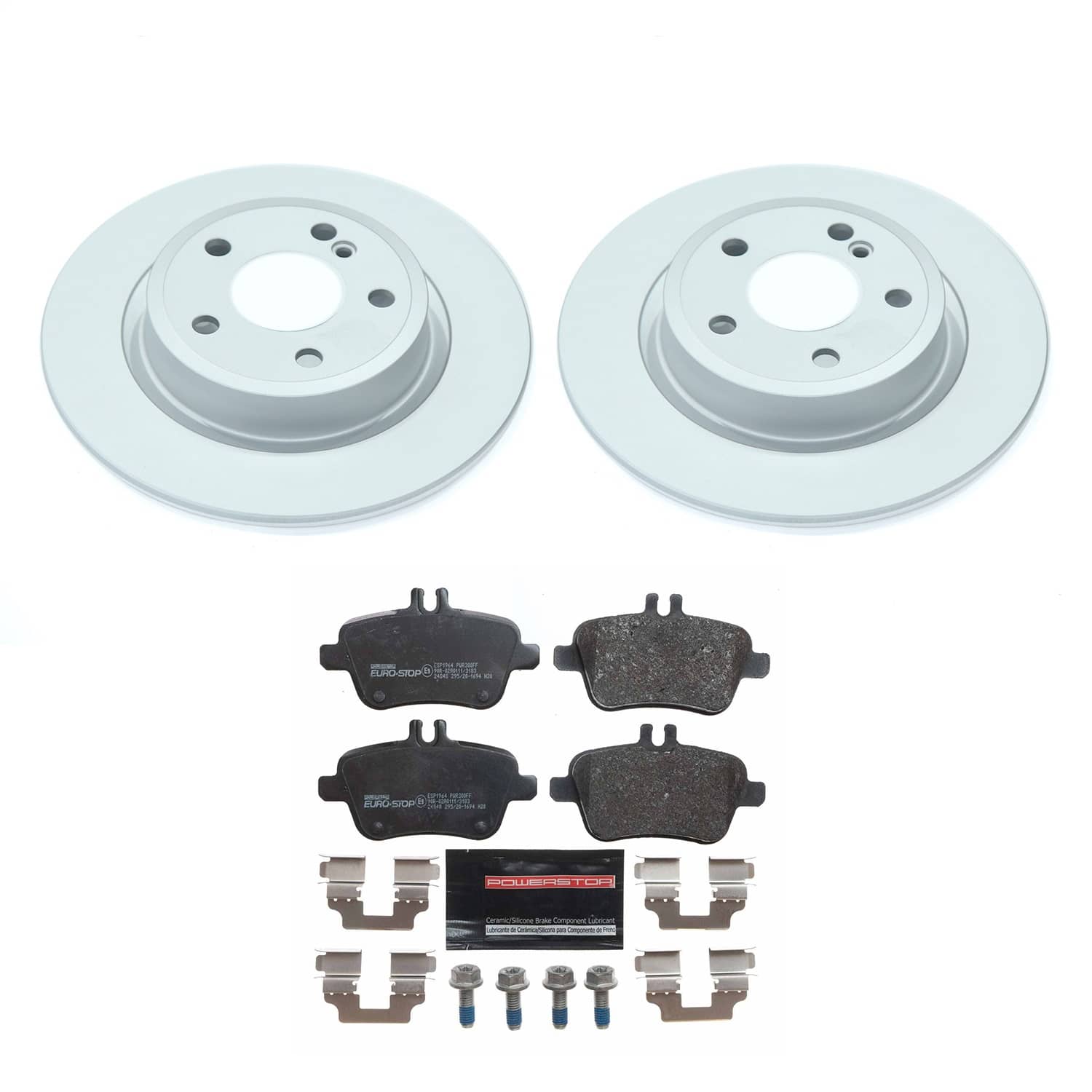 Power Stop - ESK7377 - Rear - Disc Brake Pad and Rotor Kit