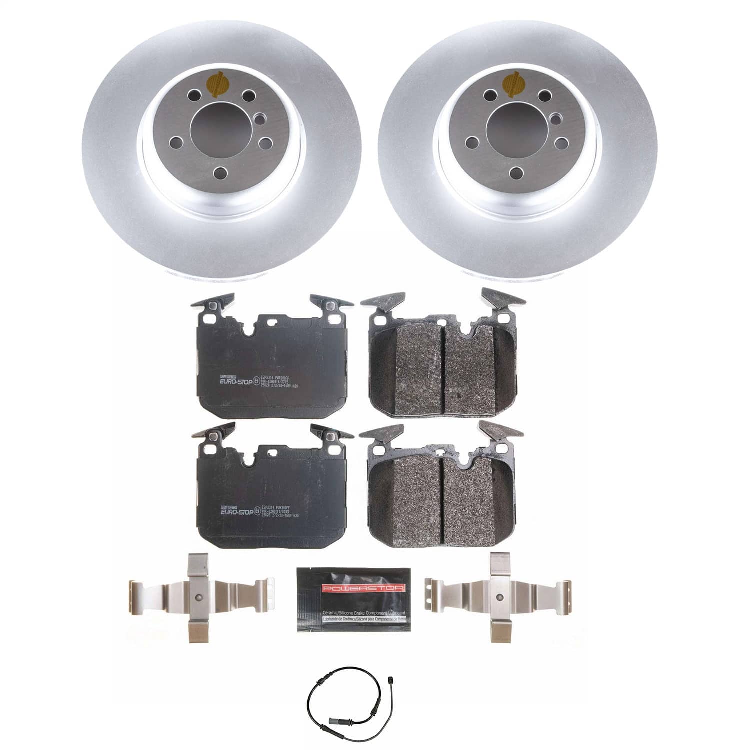 Power Stop - ESK7435 - Front - Disc Brake Pad and Rotor Kit
