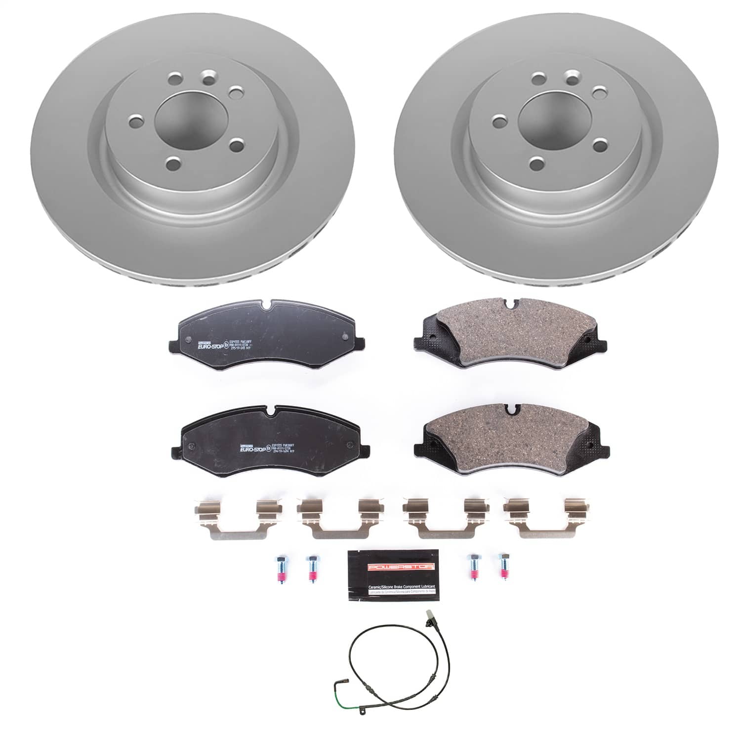 Power Stop - ESK7683 - Front - Disc Brake Pad and Rotor Kit