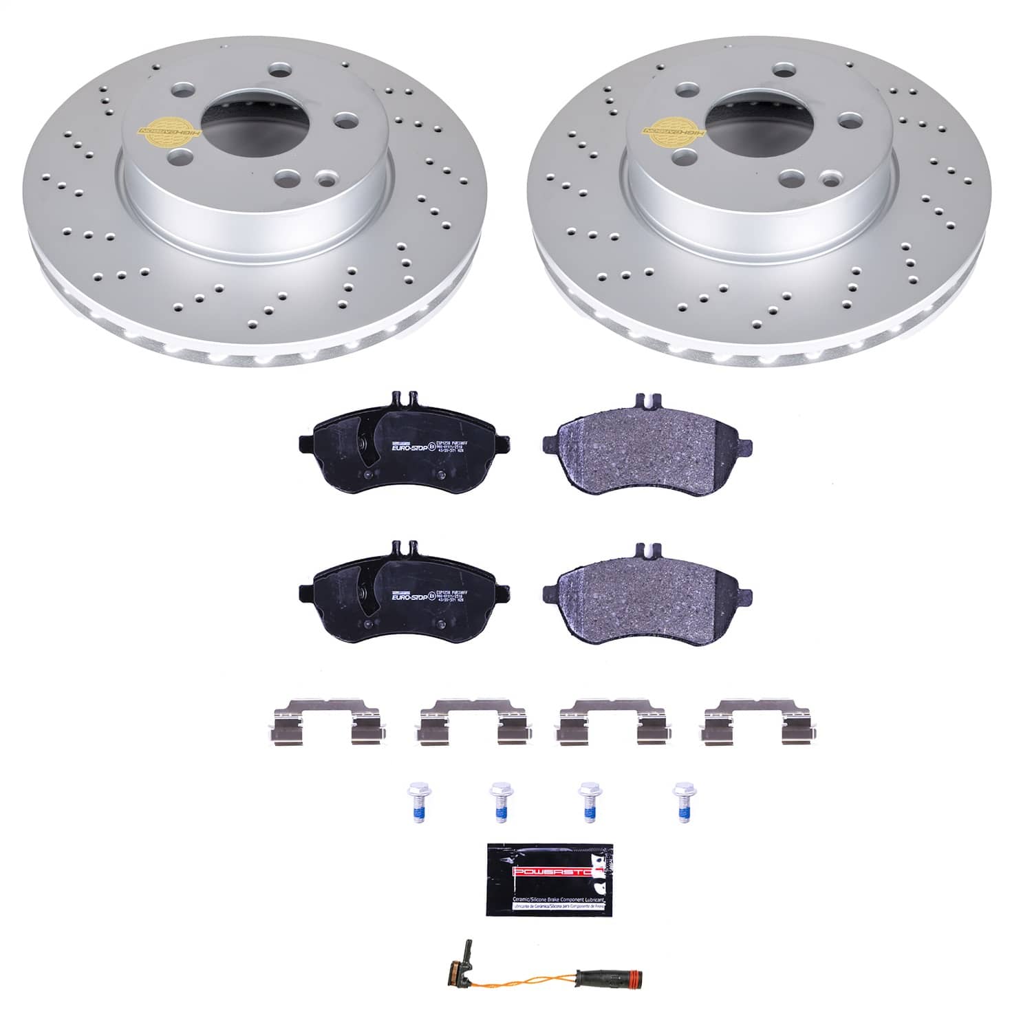 Power Stop - ESK7766 - Front - Disc Brake Pad and Rotor Kit