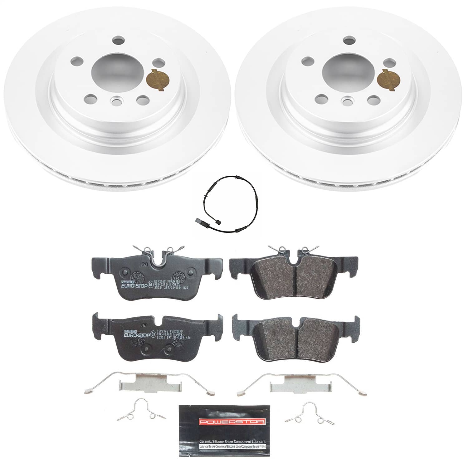 Power Stop - ESK7899 - Rear - Disc Brake Pad and Rotor Kit
