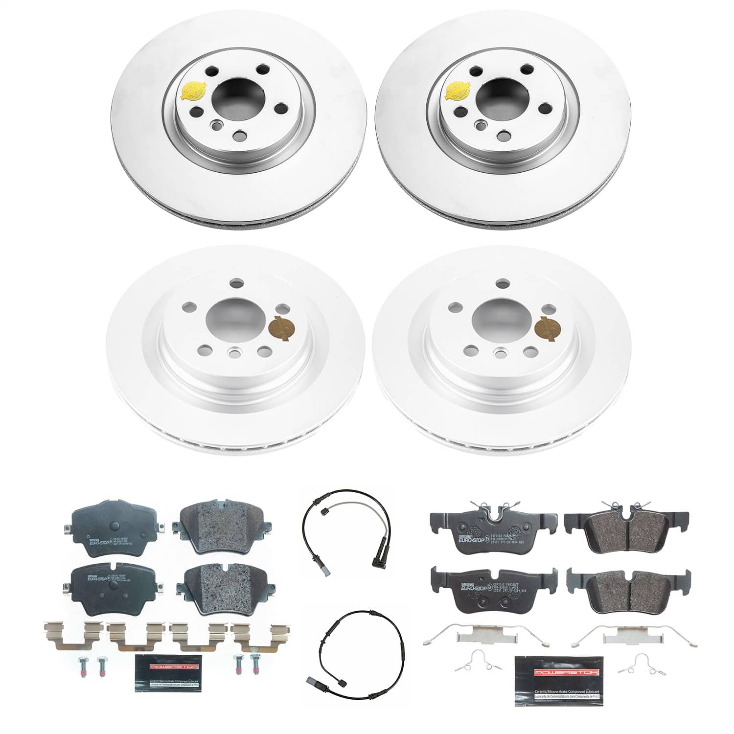 Power Stop - ESK7916 - Front and Rear - Disc Brake Pad and Rotor Kit