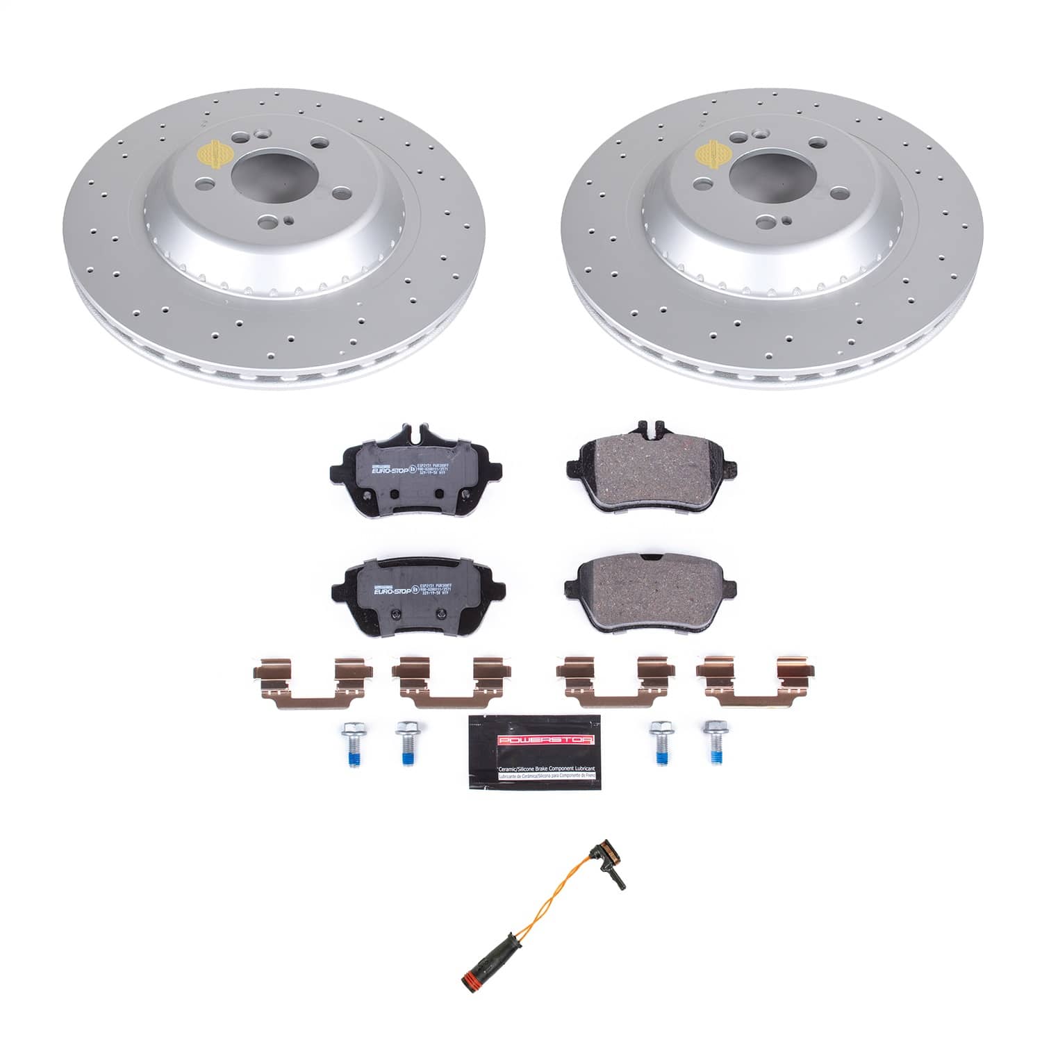Power Stop - ESK8194 - Rear - Disc Brake Pad and Rotor Kit