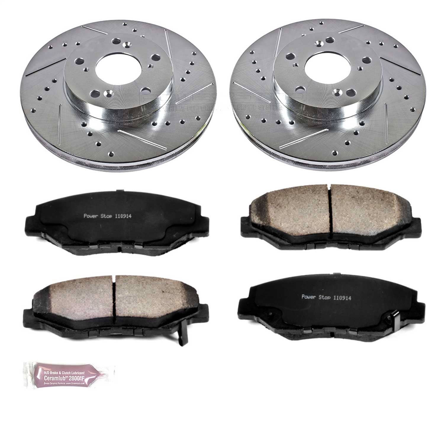Power Stop - K1043-36 - Front - Disc Brake Pad and Rotor Kit