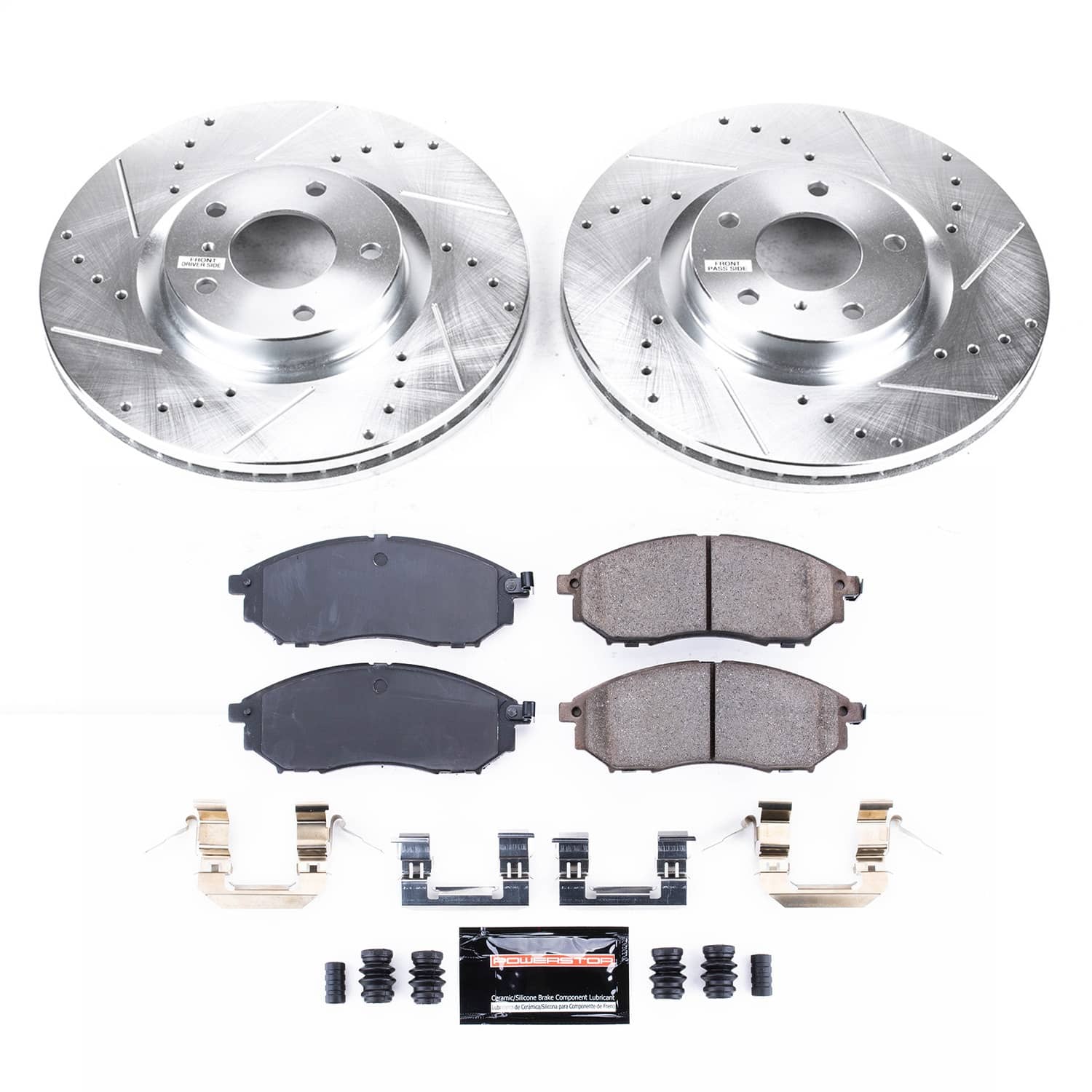 Power Stop - K112 - Front - Disc Brake Pad and Rotor Kit