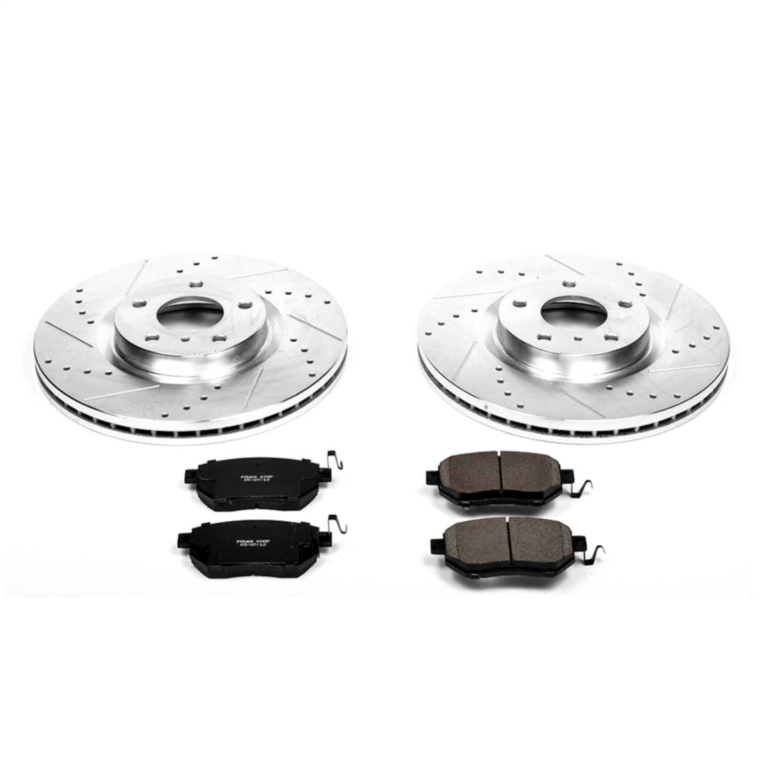 Power Stop - K116 - Front - Disc Brake Pad and Rotor Kit