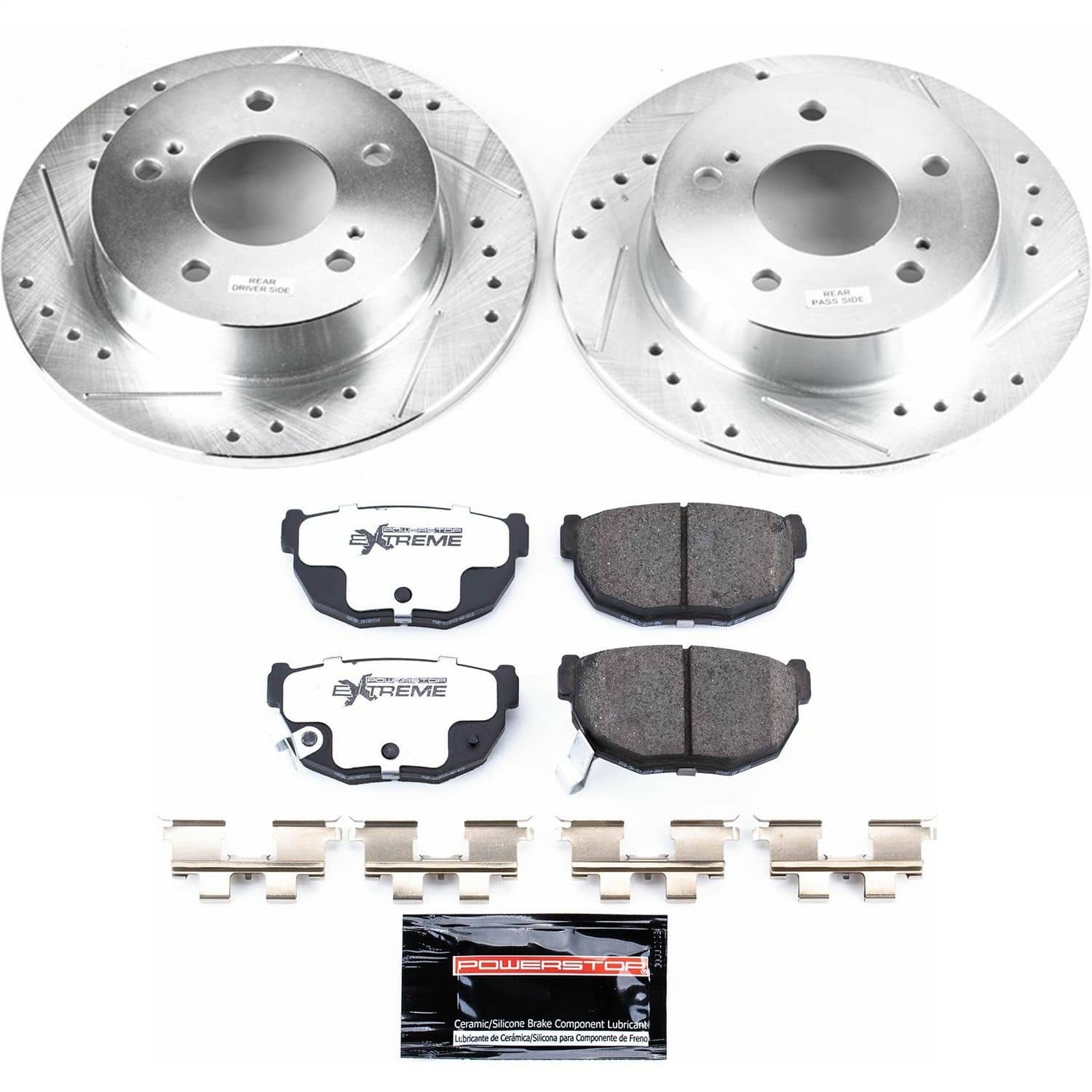 Power Stop - K1174-26 - Rear - Disc Brake Pad and Rotor Kit