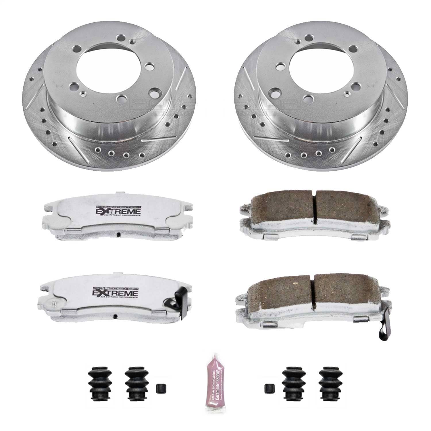 Power Stop - K1203-26 - Rear - Disc Brake Pad and Rotor Kit