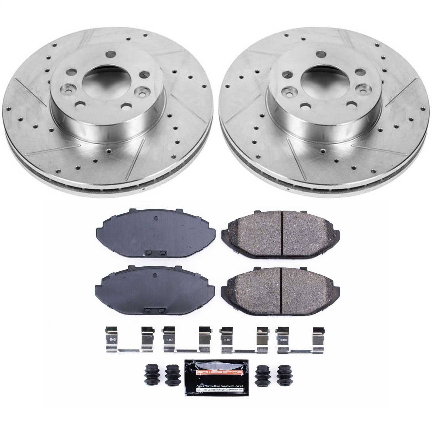 Power Stop - K1335 - Front - Disc Brake Pad and Rotor Kit