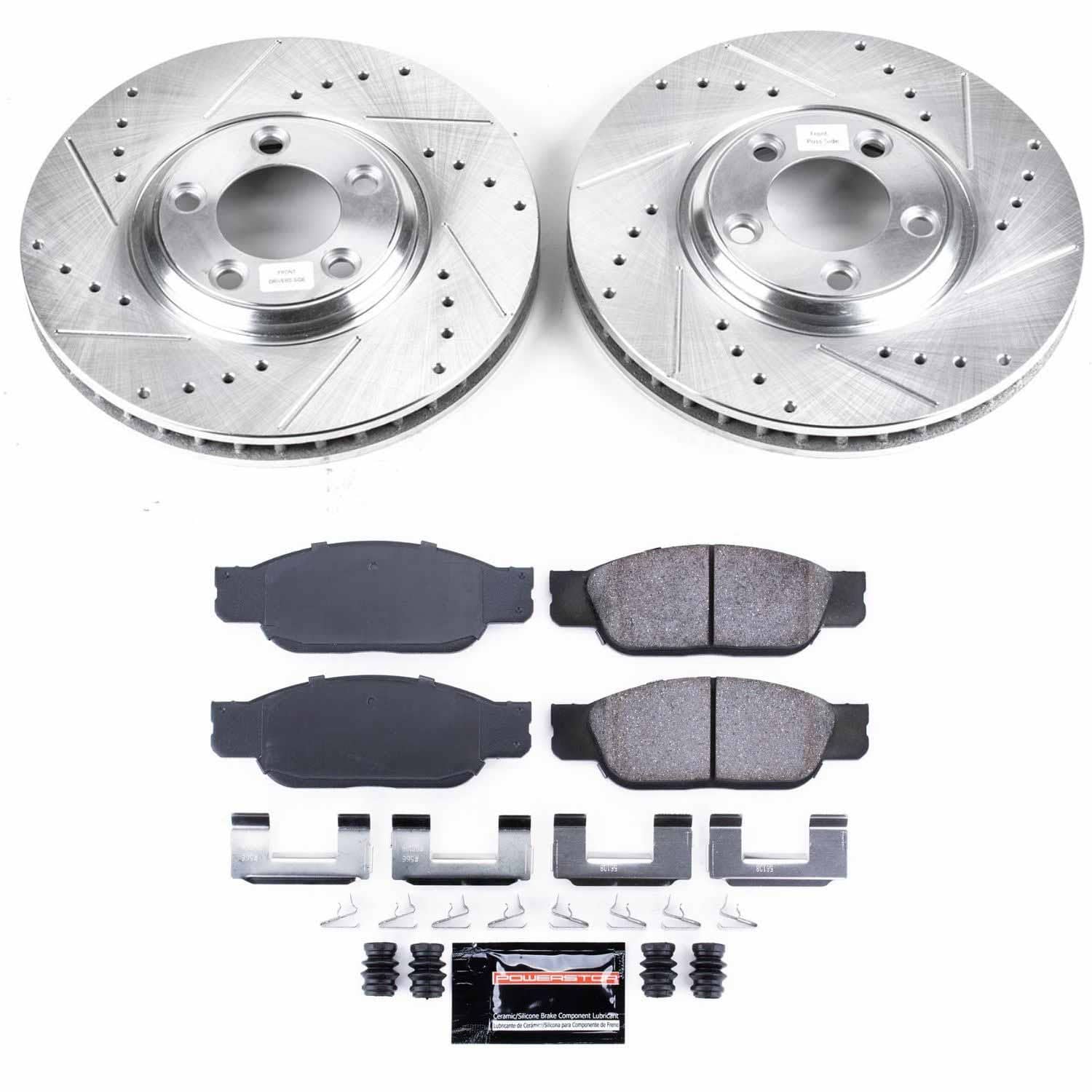 Power Stop - K1351 - Front - Disc Brake Pad and Rotor Kit