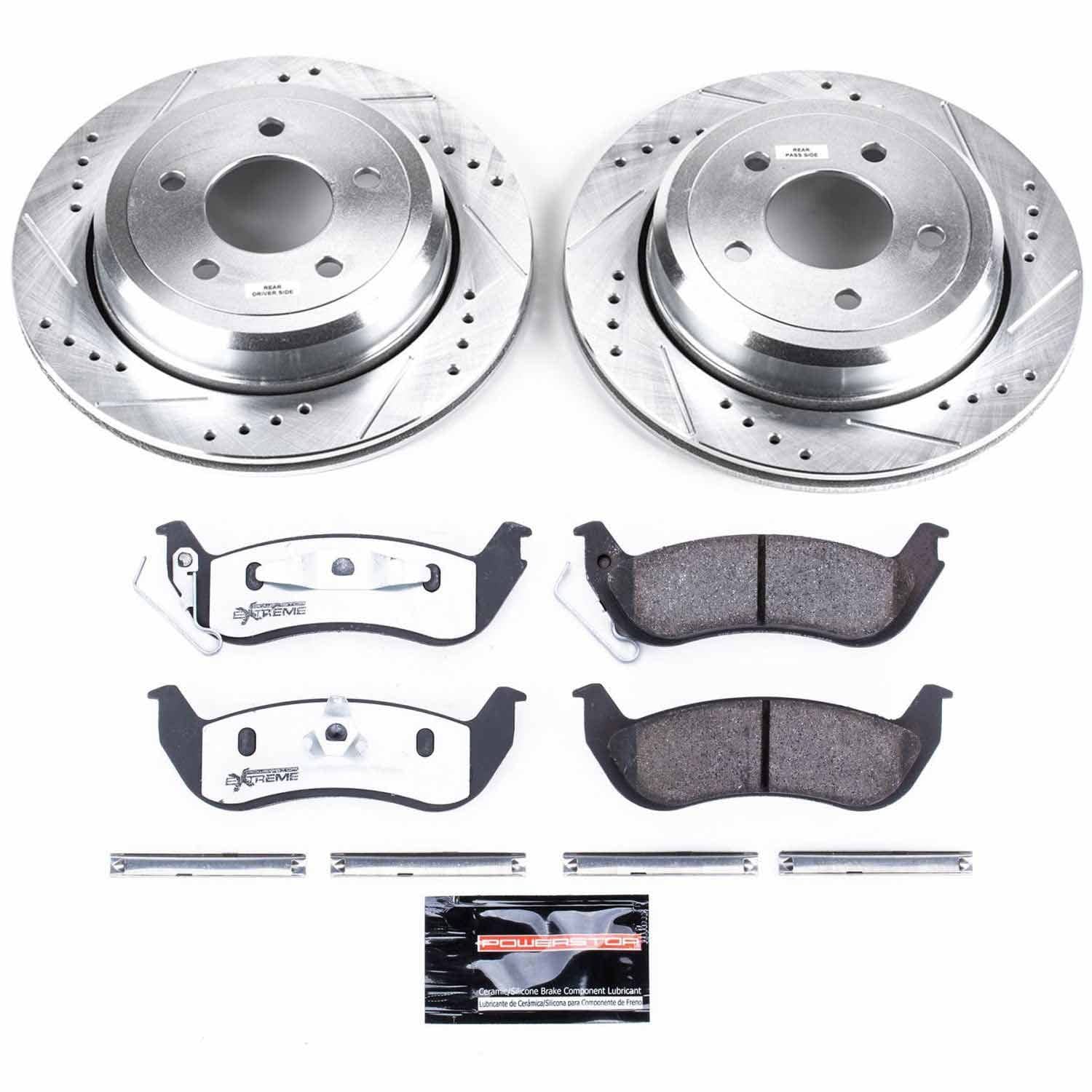 Power Stop - K1368-26 - Rear - Disc Brake Pad and Rotor Kit