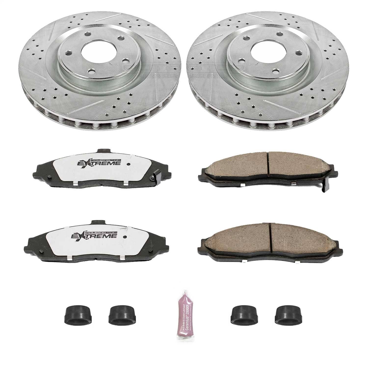 Power Stop - K1417-26 - Front - Disc Brake Pad and Rotor Kit