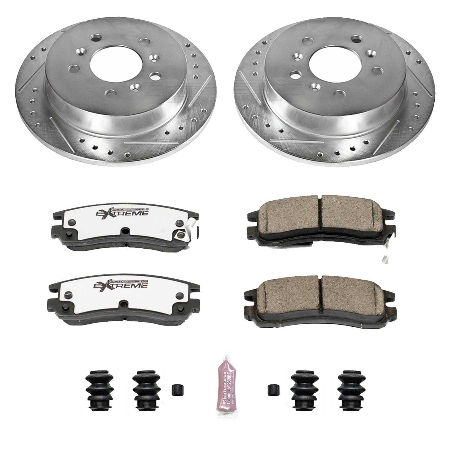 Power Stop - K1440-26 - Rear - Disc Brake Pad and Rotor Kit
