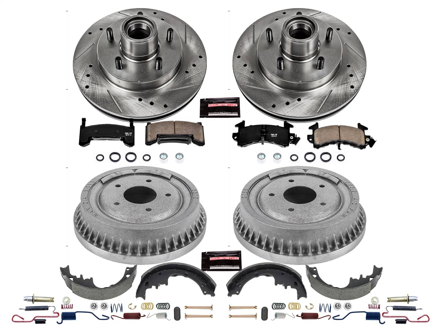 Power Stop - K15025DK - Complete Vehicle Disc/Drum Brake Kit