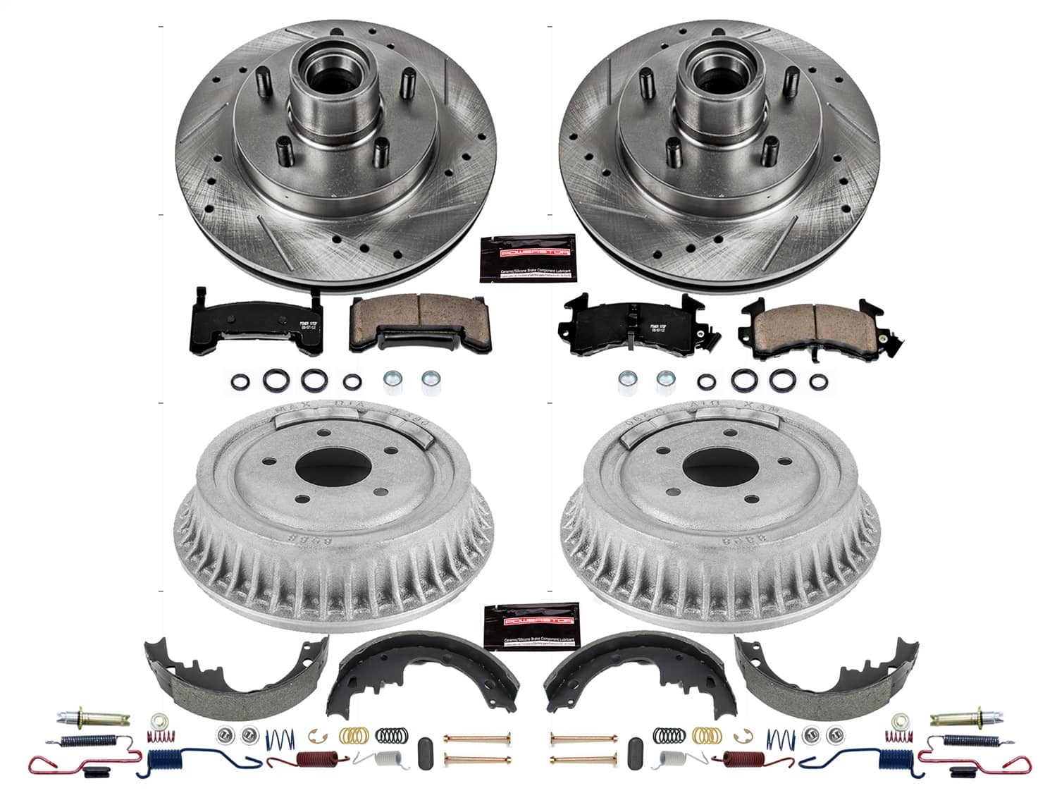 Power Stop - K15026DK - Complete Vehicle Disc/Drum Brake Kit