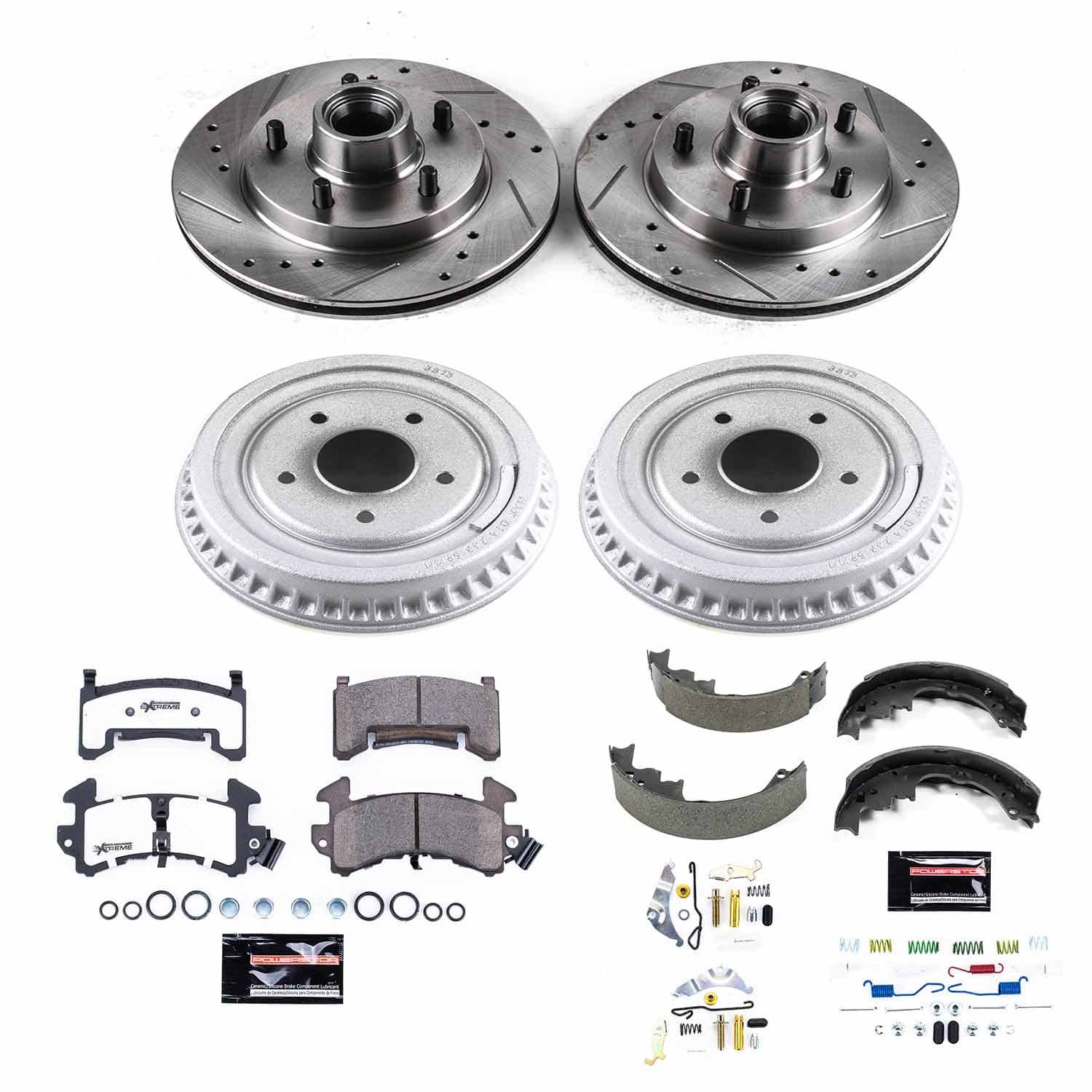 Power Stop - K15042DK-26 - Complete Vehicle Disc/Drum Brake Kit