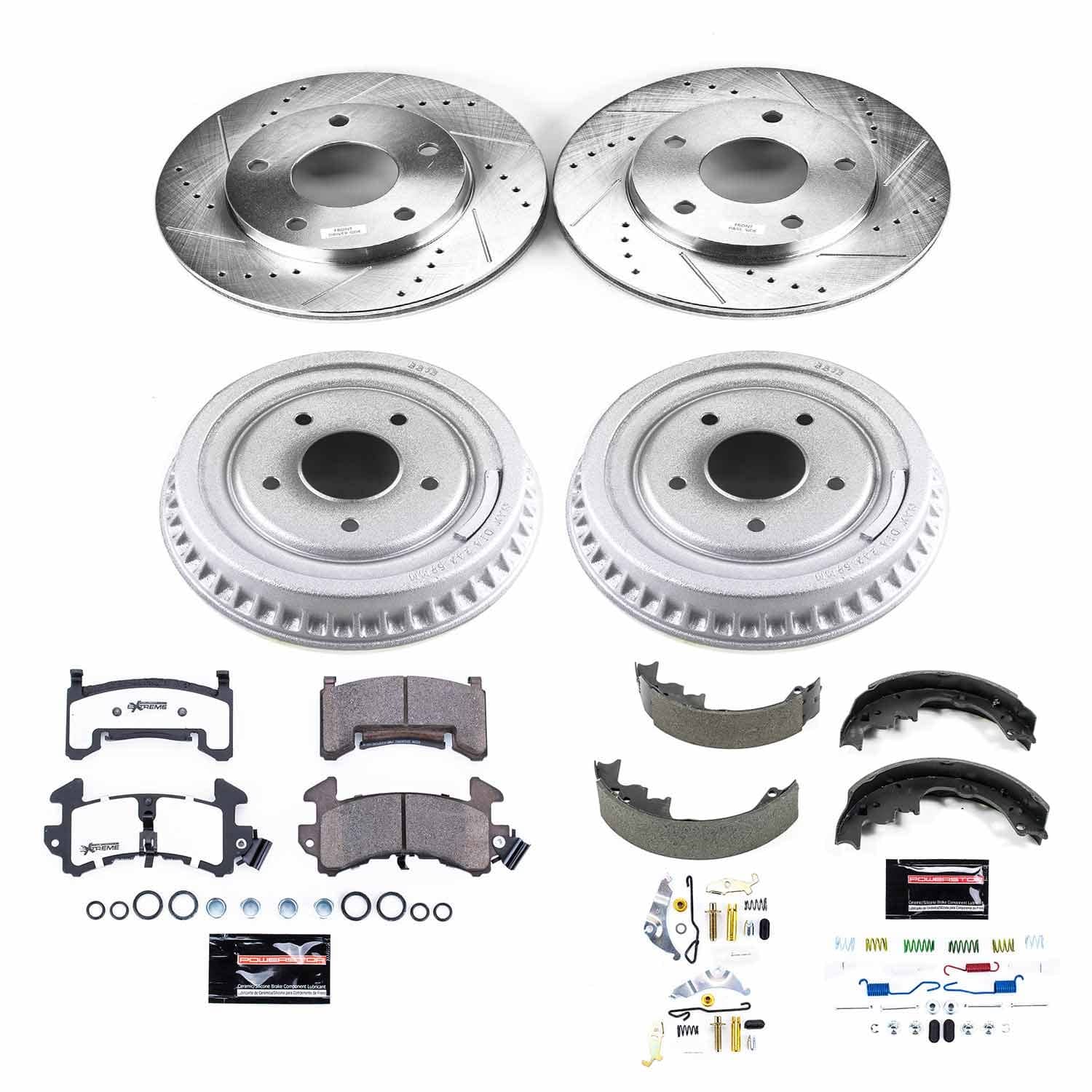 Power Stop - K15045DK-26 - Complete Vehicle Disc/Drum Brake Kit