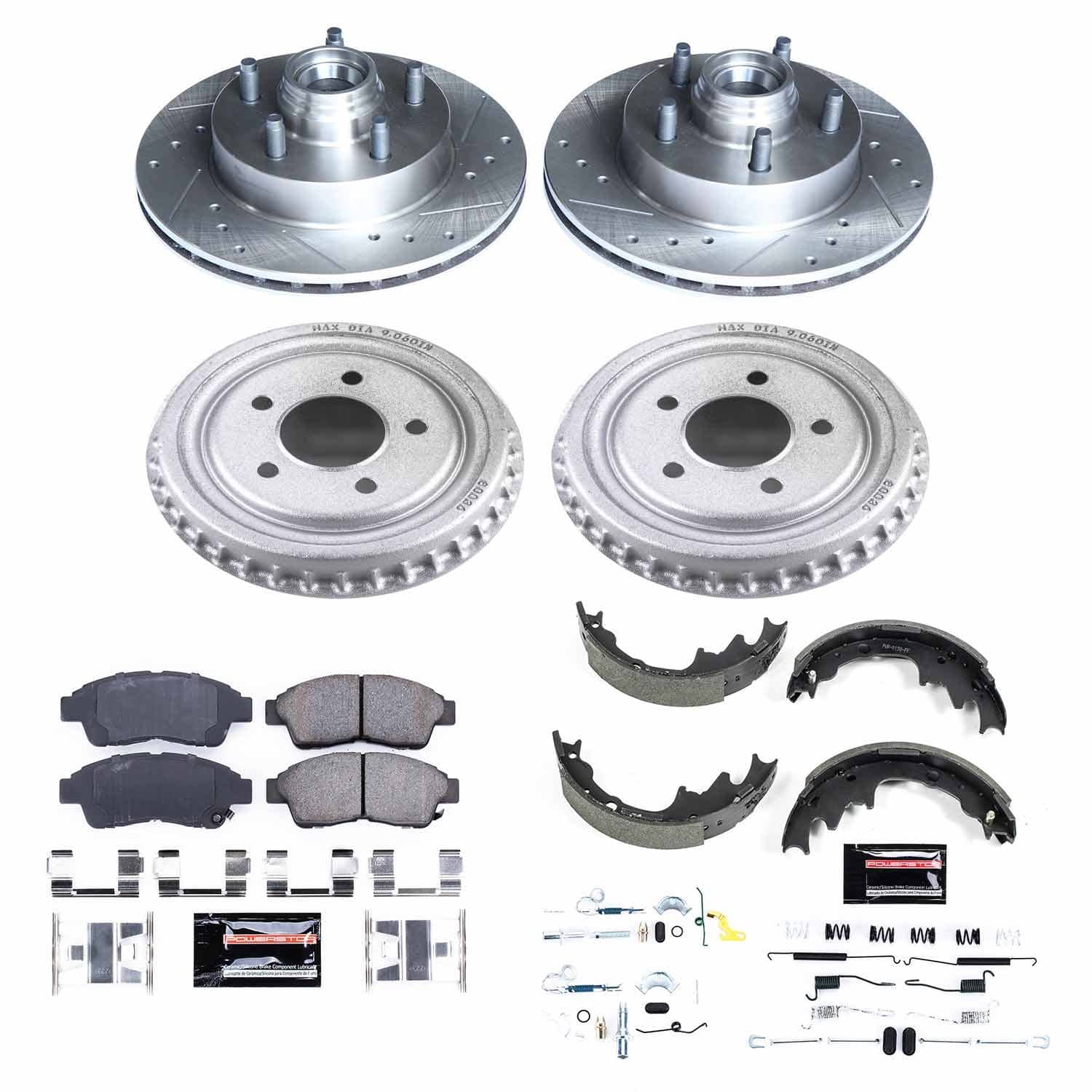 Power Stop - K15152DK - Complete Vehicle Disc/Drum Brake Kit