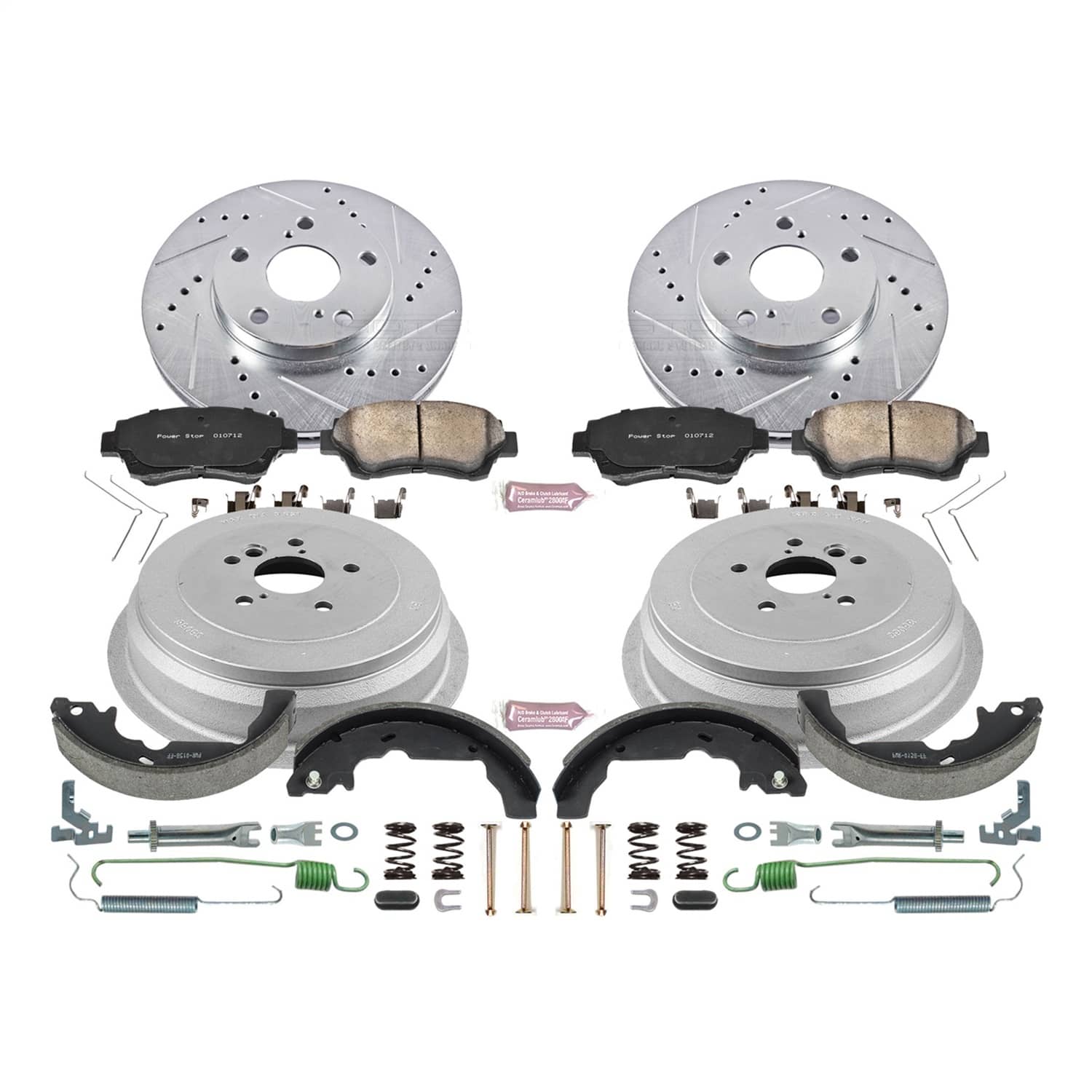Power Stop - K15179DK - Complete Vehicle Disc/Drum Brake Kit
