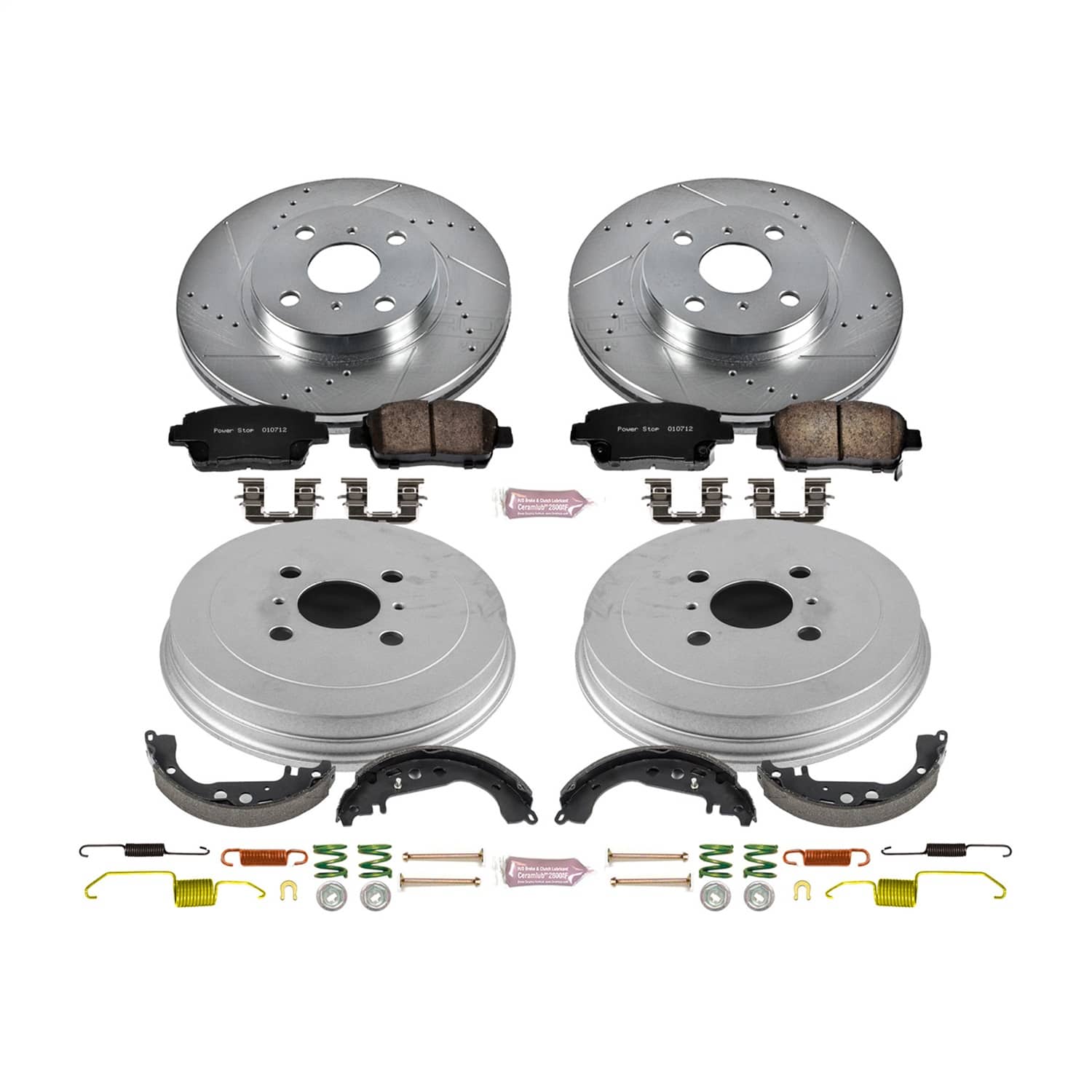 Power Stop - K15199DK - Complete Vehicle Disc/Drum Brake Kit